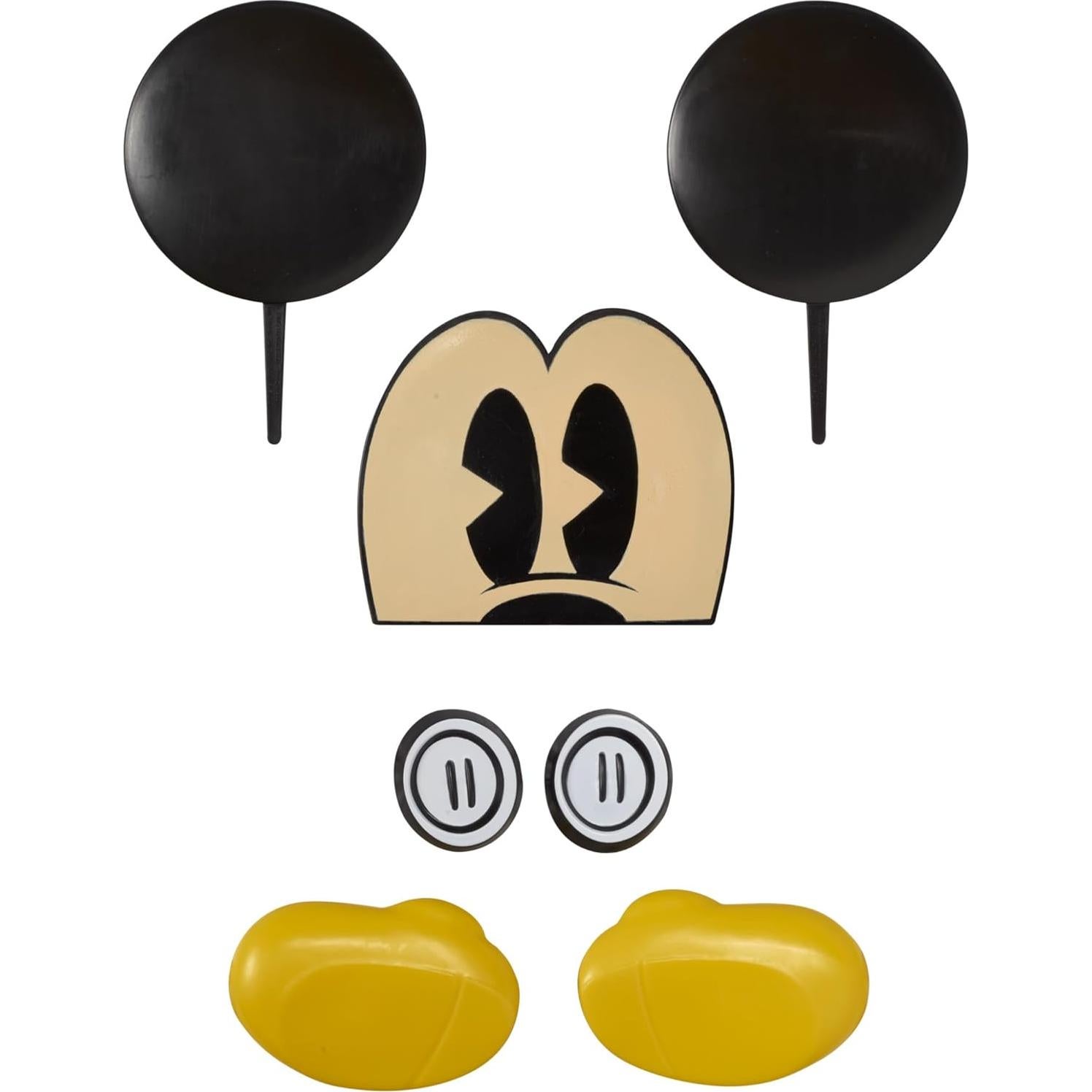 Topper de Pastel Disney Mickey Mouse DecoSet 7 Piezas Reutilizables