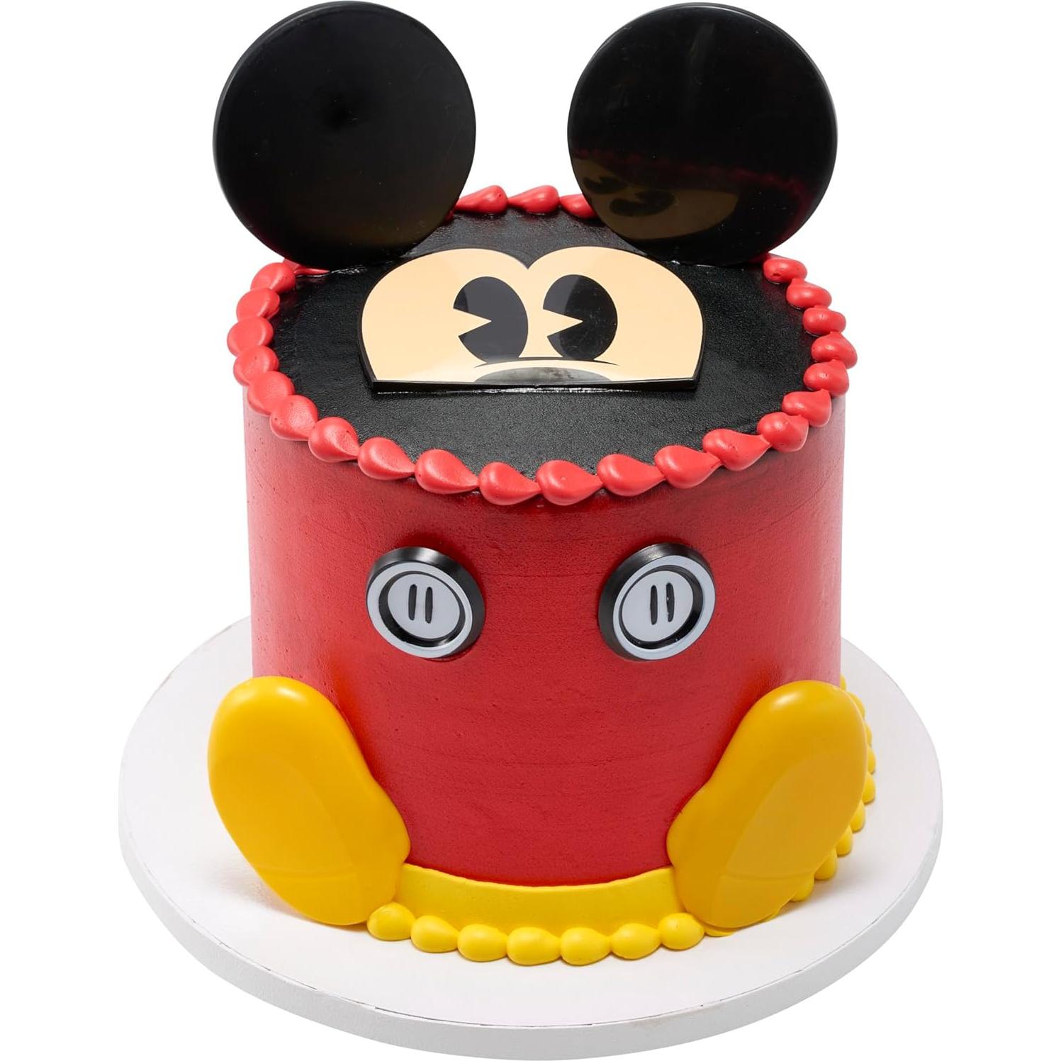 Topper de Pastel Disney Mickey Mouse DecoSet 7 Piezas Reutilizables