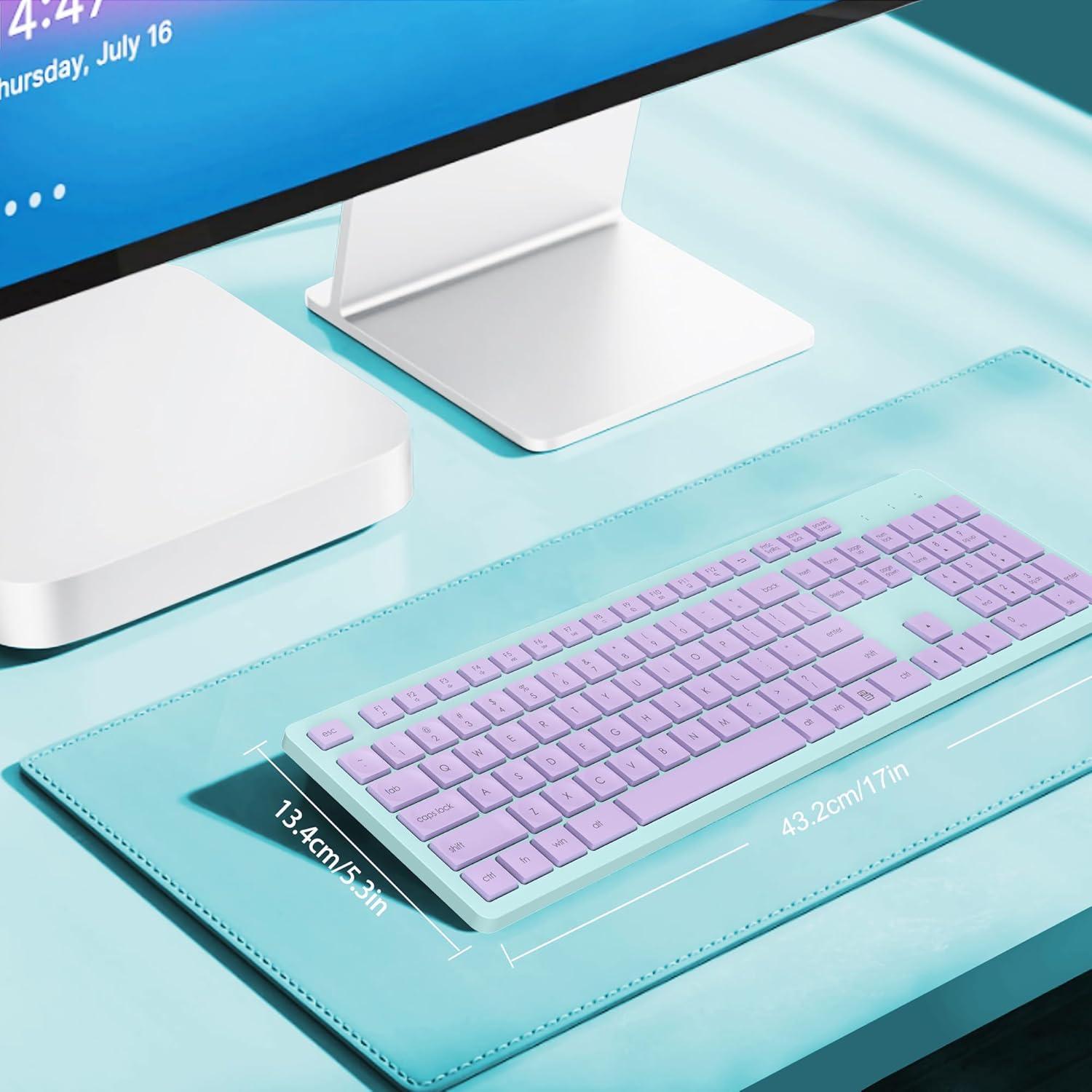 Teclado Inalámbrico LeadsaiL K786KB Ergonómico 2.4GHz Silencioso