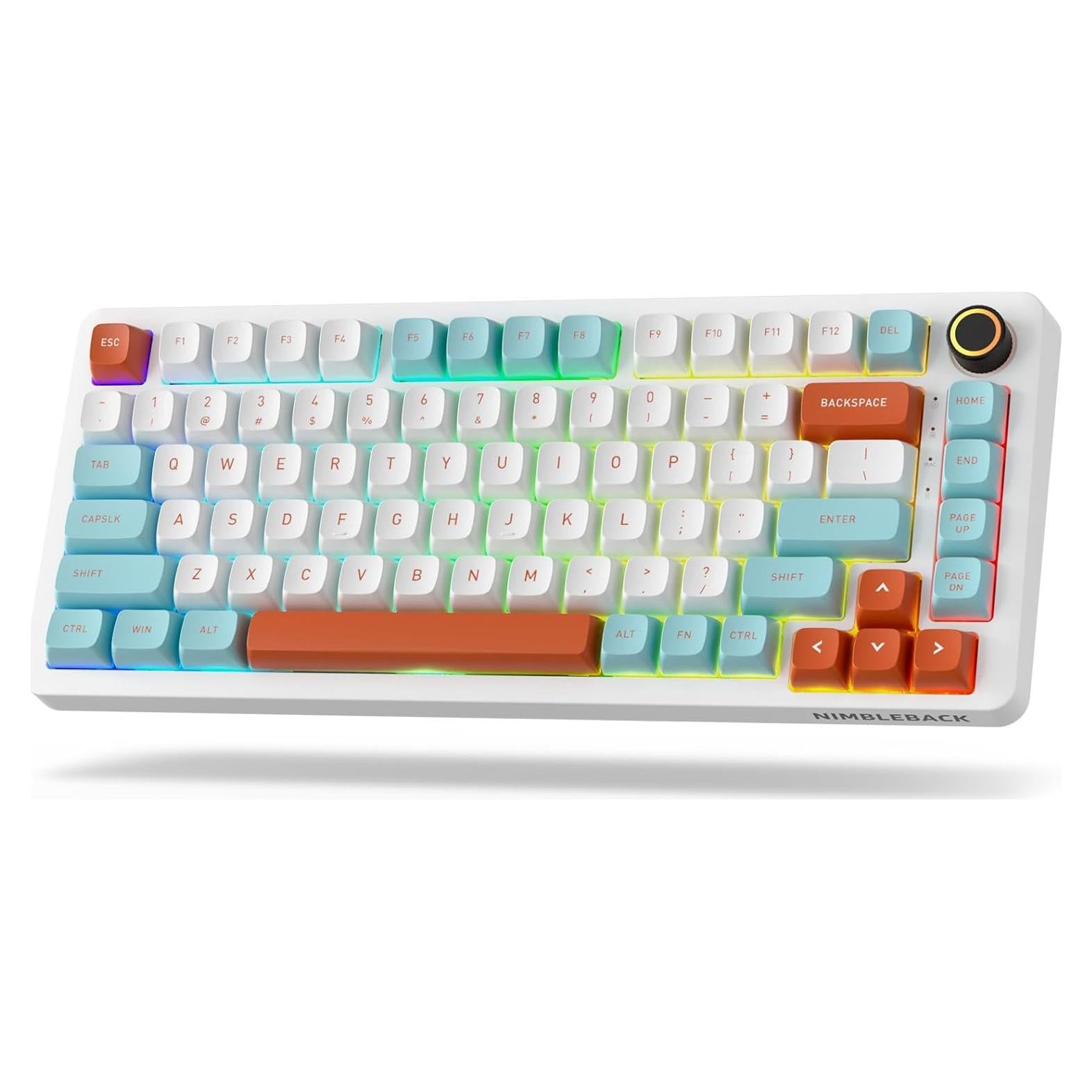 Teclado Mecánico Inalámbrico LTC Nimbleback NB832 75% RGB