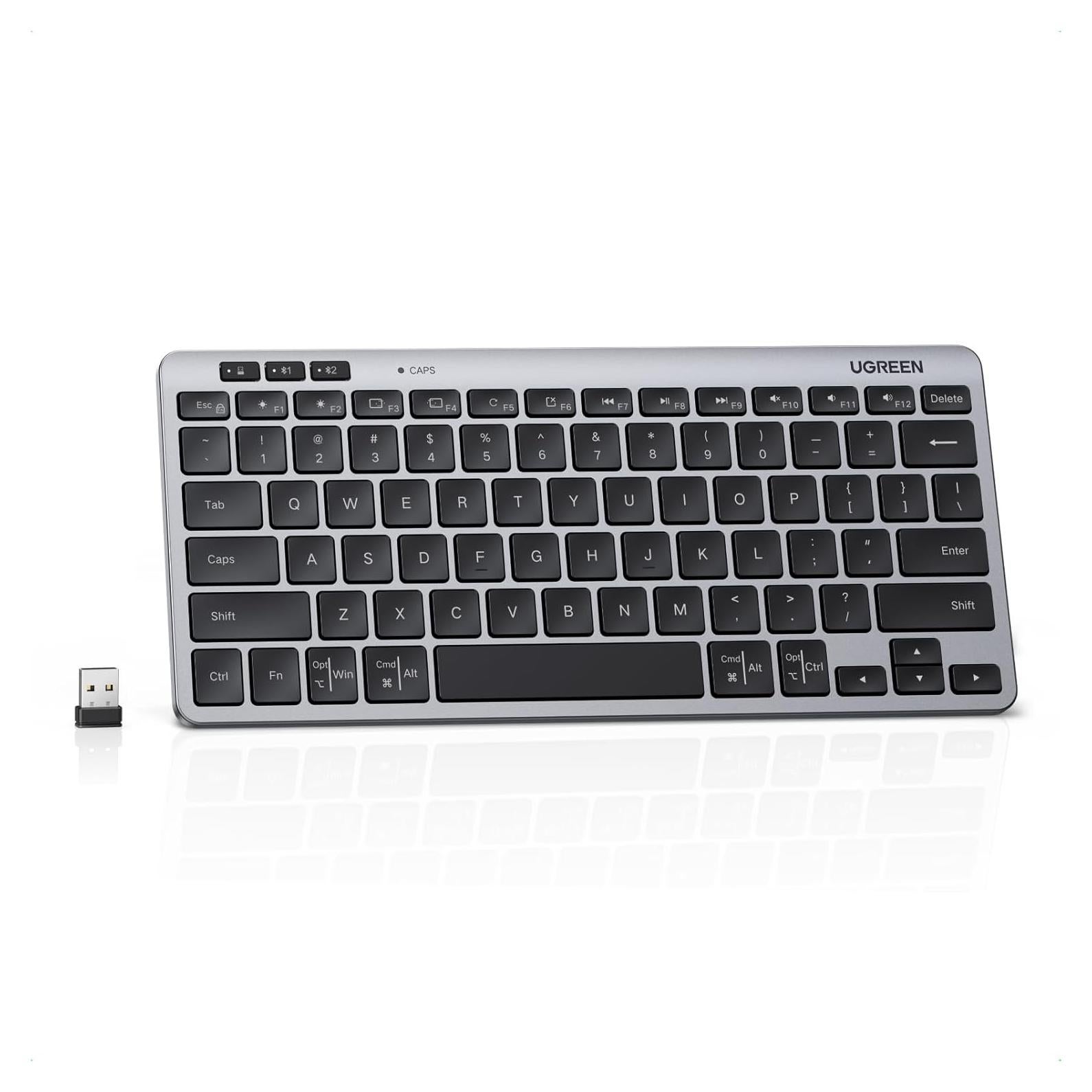 Teclado Inalámbrico Bluetooth UGREEN K551 Silencioso 78 Teclas