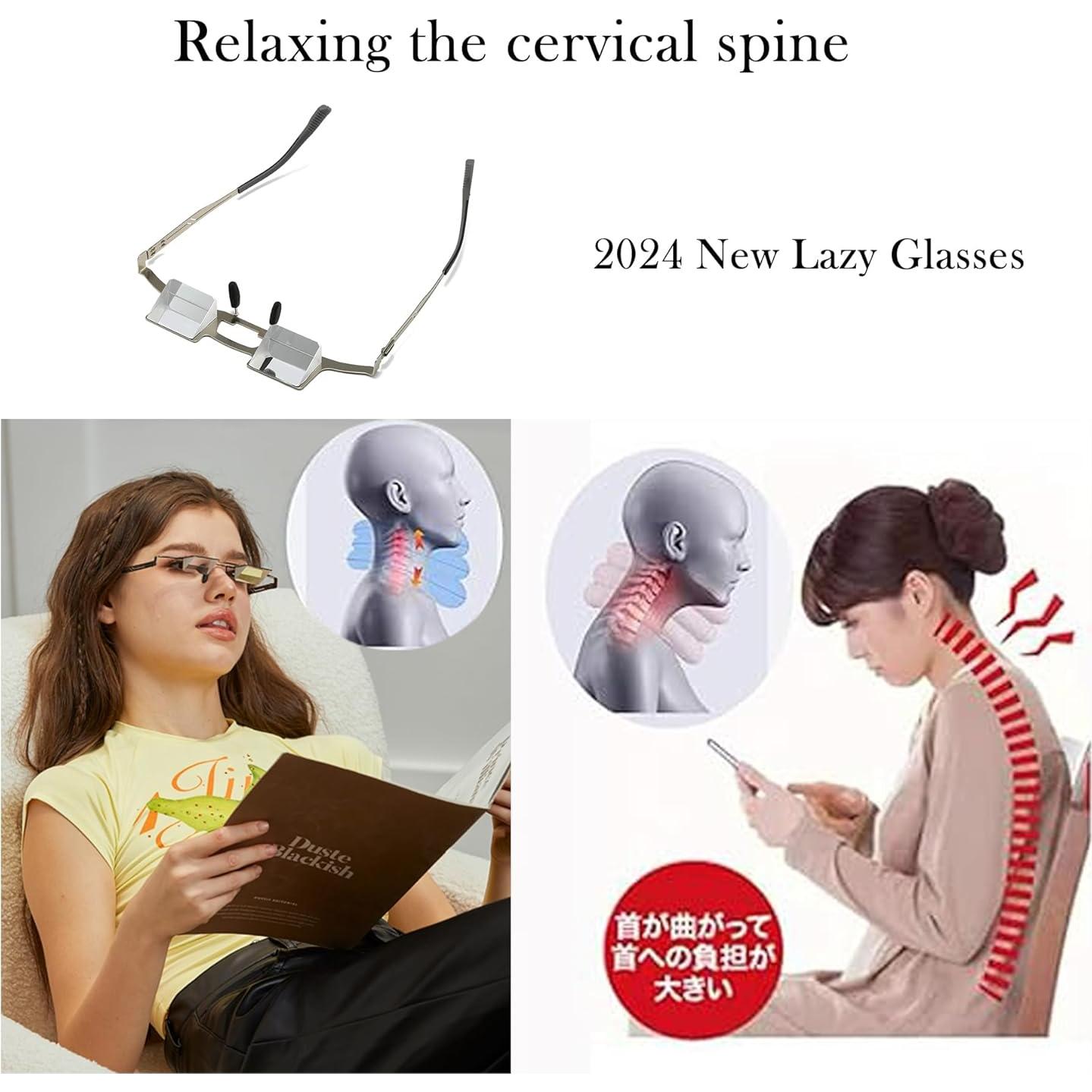 Gafas Prismáticas Ligeras Sigvetan para Leer Acostado