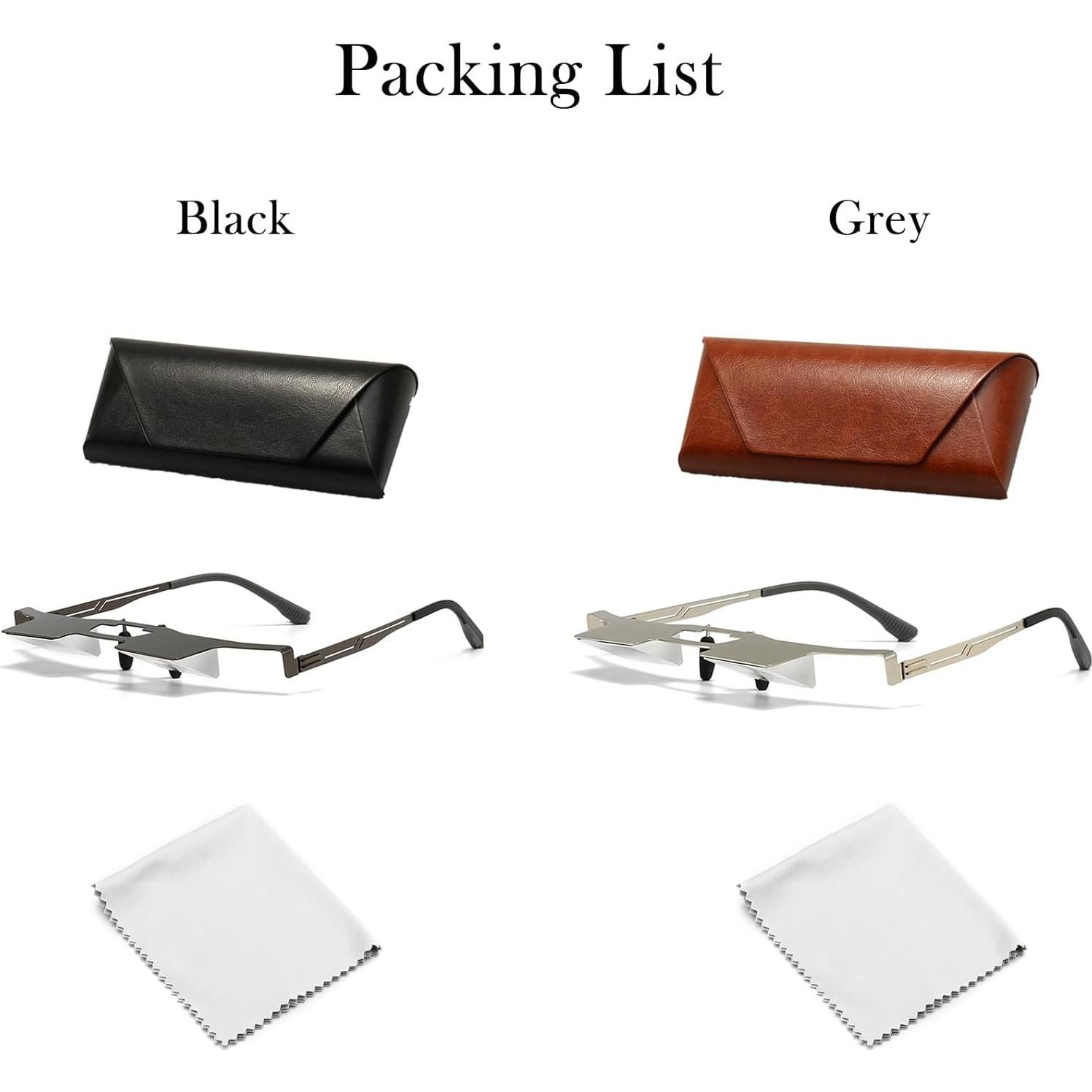 Gafas Prismáticas Ligeras Sigvetan para Leer Acostado