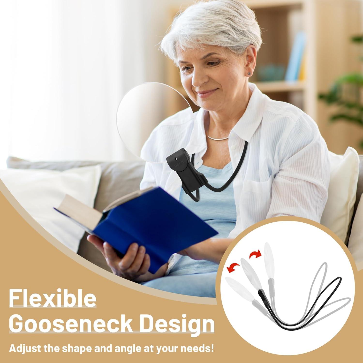 Lupa de Mano con Luz USEAMIE 5X y Lente de 16cm