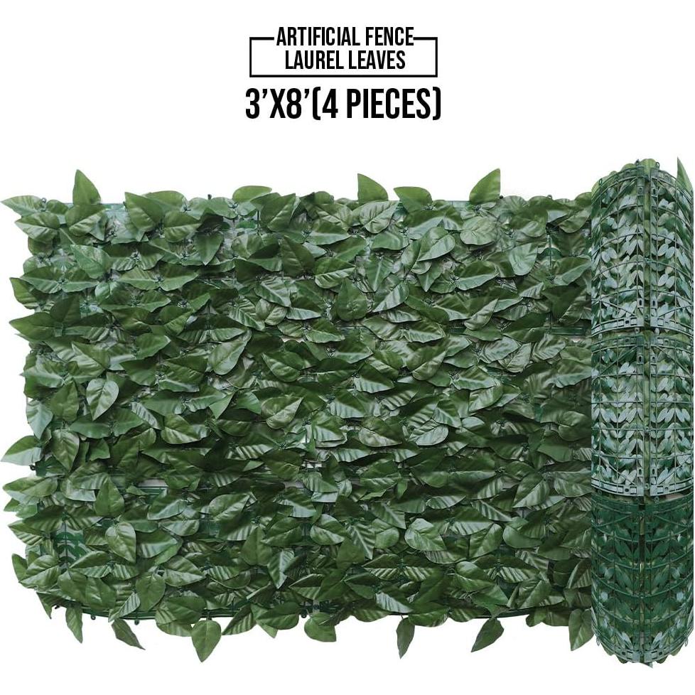 Pantalla de Privacidad E&K 0.91m x 2.44m Hojas Artificiales