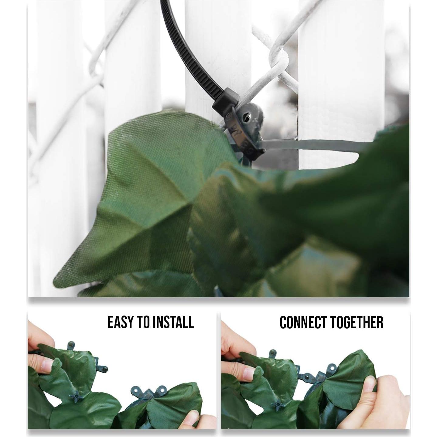 Pantalla de Privacidad E&K 0.91m x 2.44m Hojas Artificiales