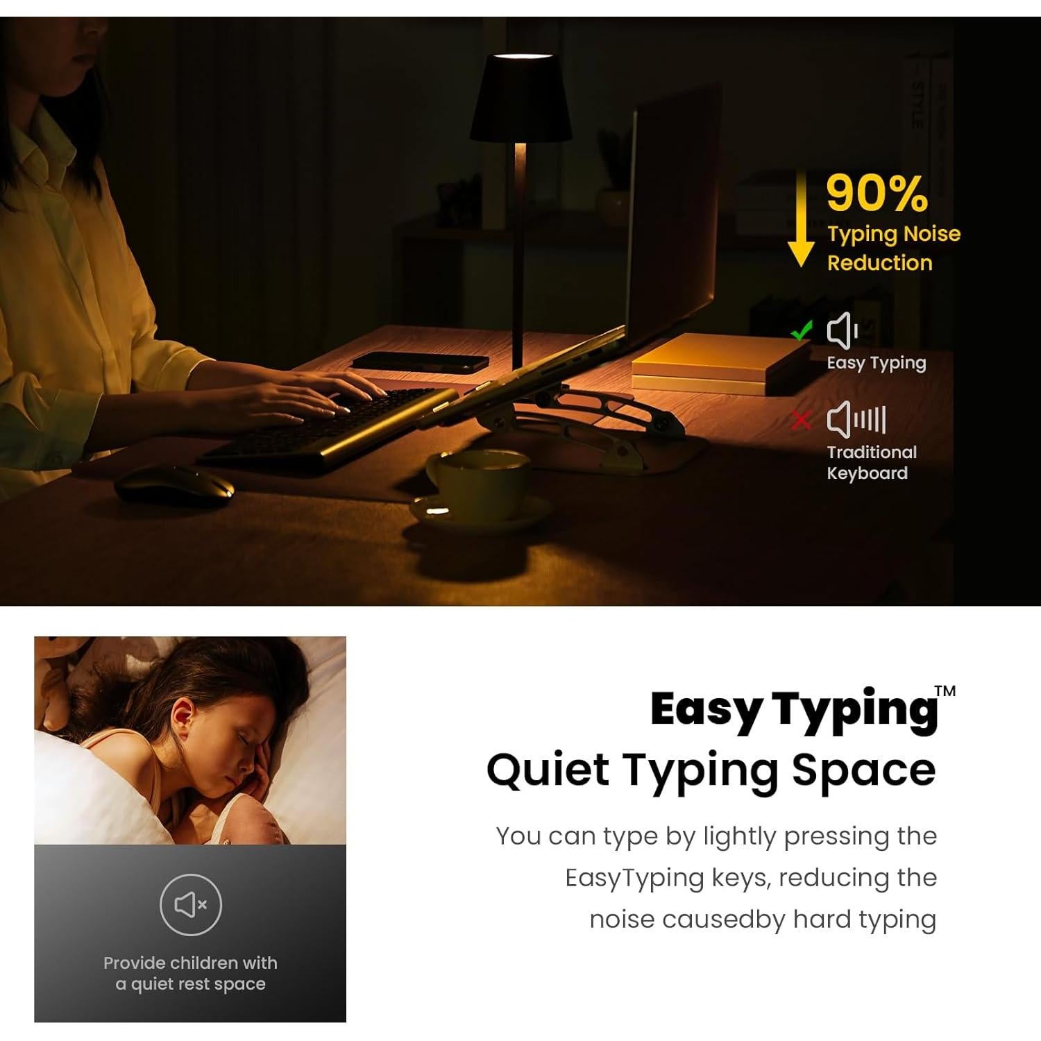 Combo Teclado y Ratón Inalámbrico Cimetech KF10 - Teclas Silenciosas