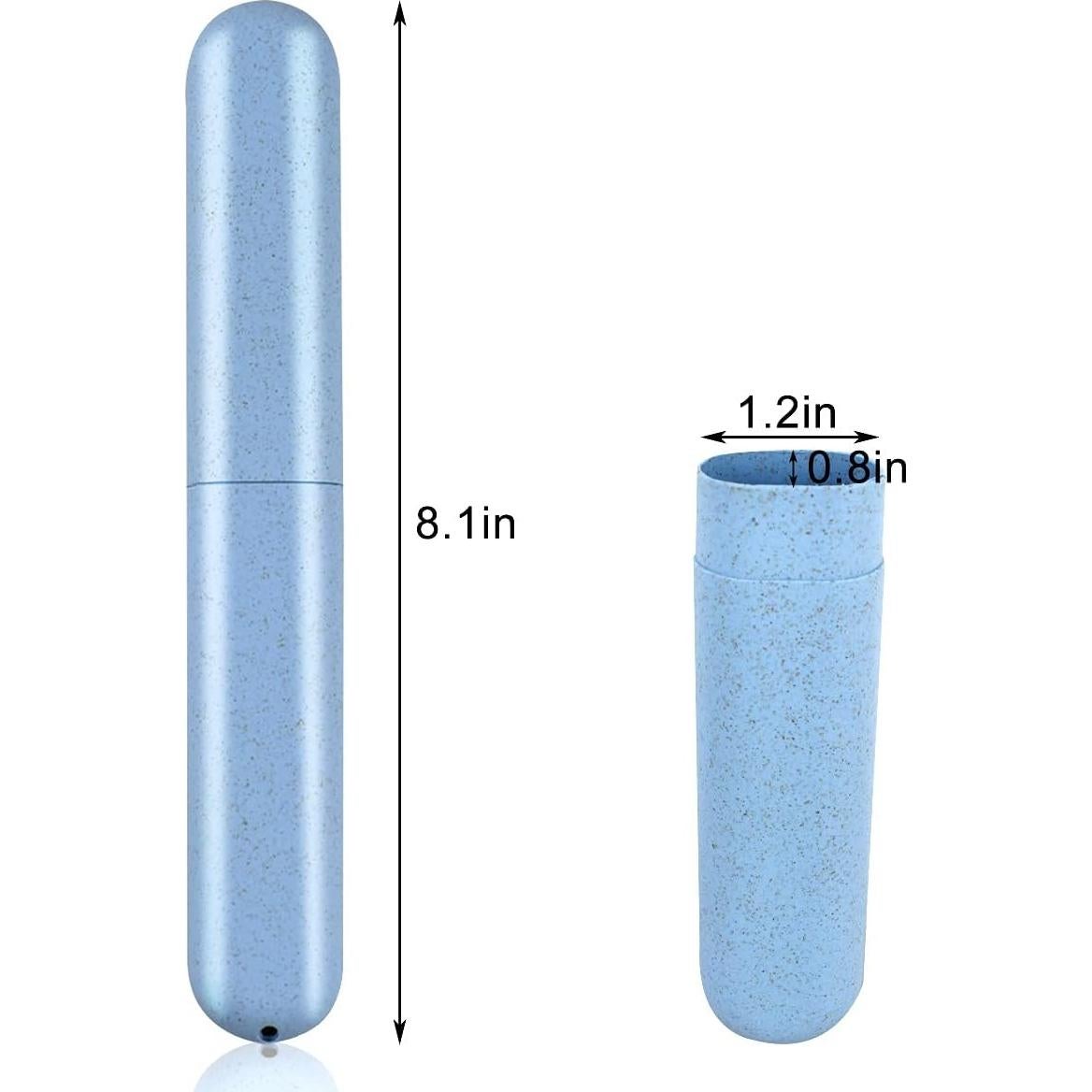 Estuche de Cepillo de Dientes Portátil Yuntop - 4 Piezas, 20.6 cm