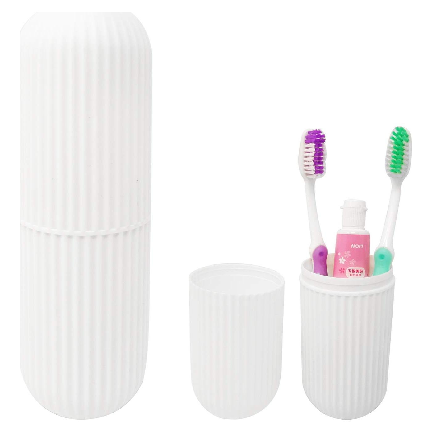 Estuche Portátil de Plástico Honbay para Cepillo y Pasta de Dientes