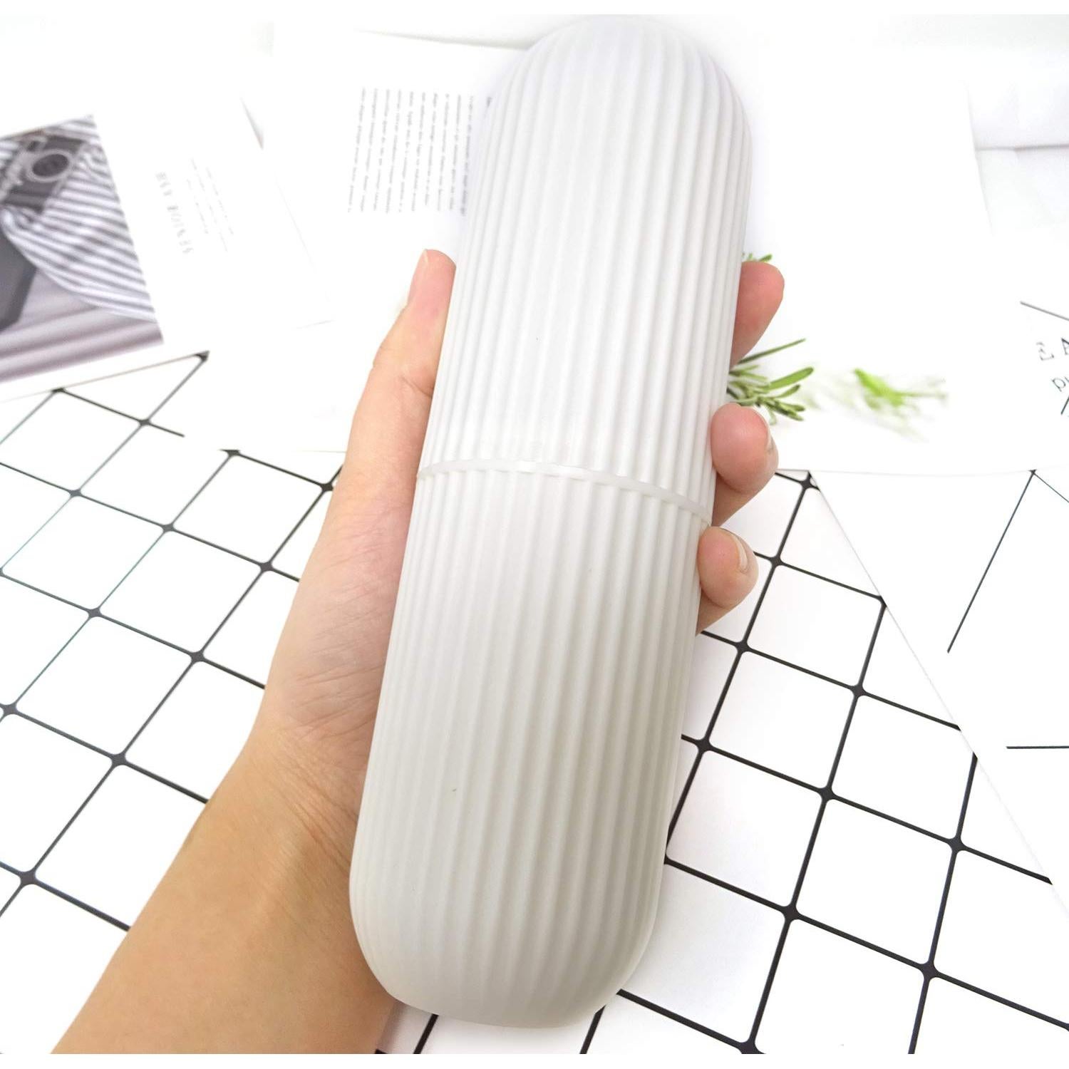 Estuche Portátil de Plástico Honbay para Cepillo y Pasta de Dientes