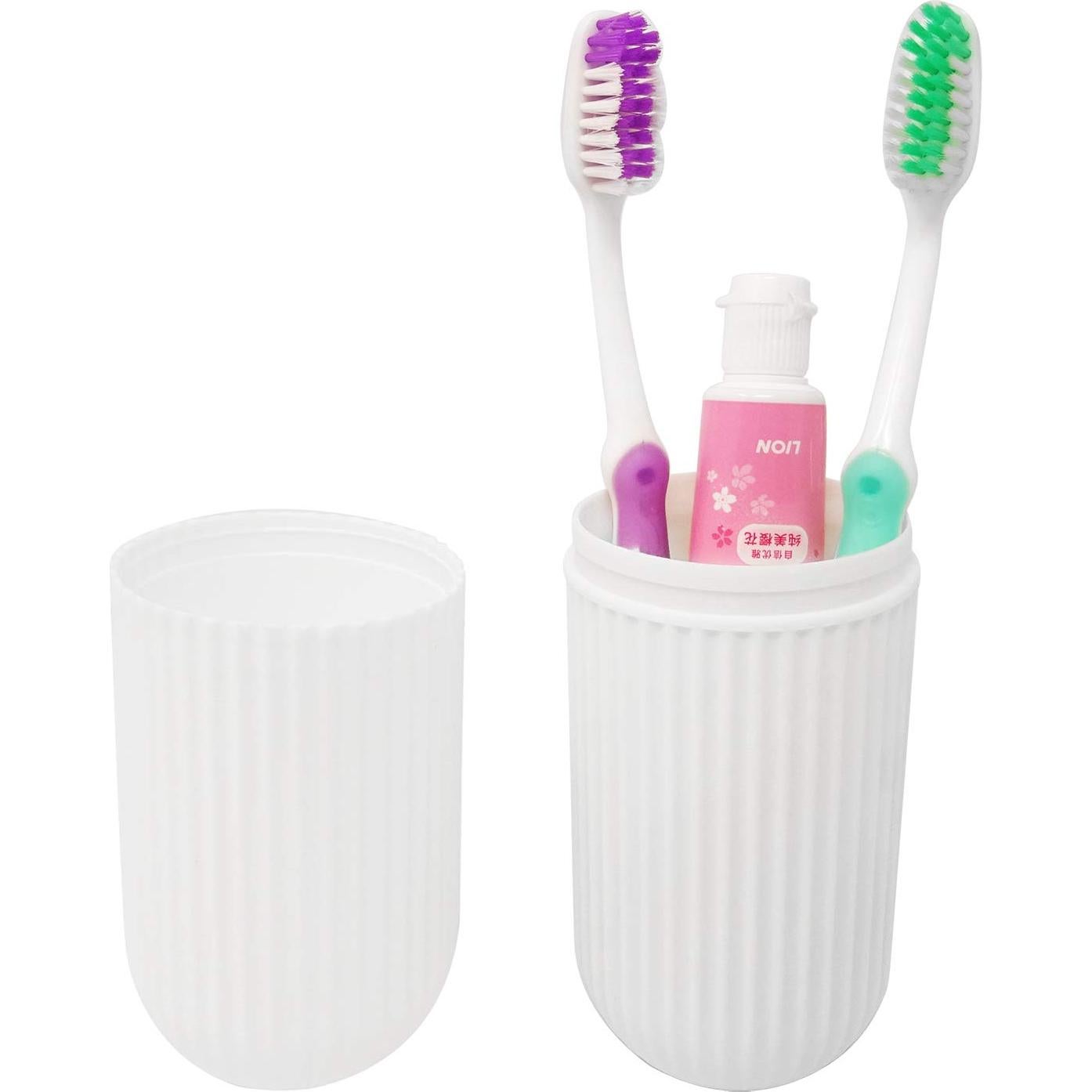 Estuche Portátil de Plástico Honbay para Cepillo y Pasta de Dientes