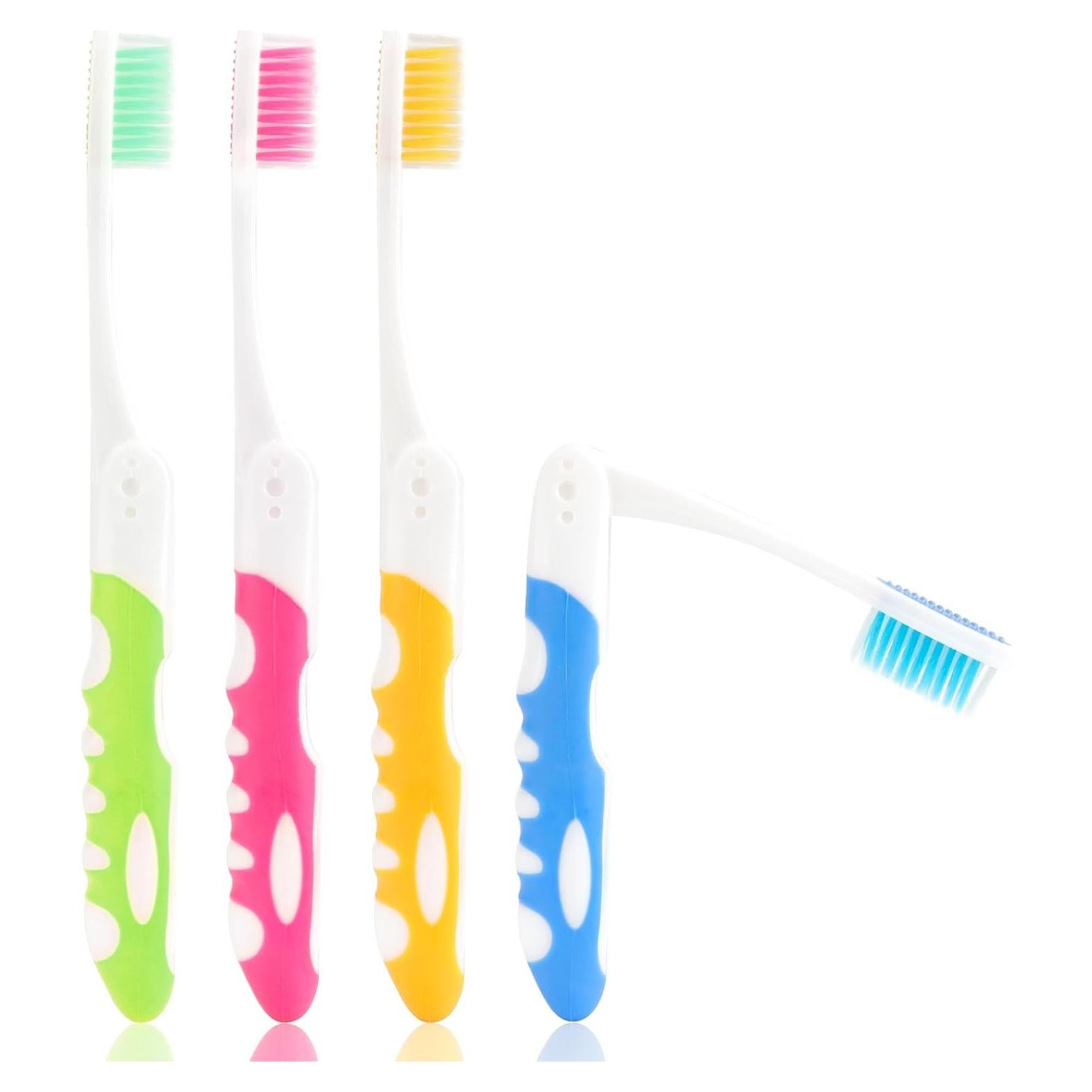 Set de Cepillos de Dientes de Viaje KQNBI 4PCS Plegables