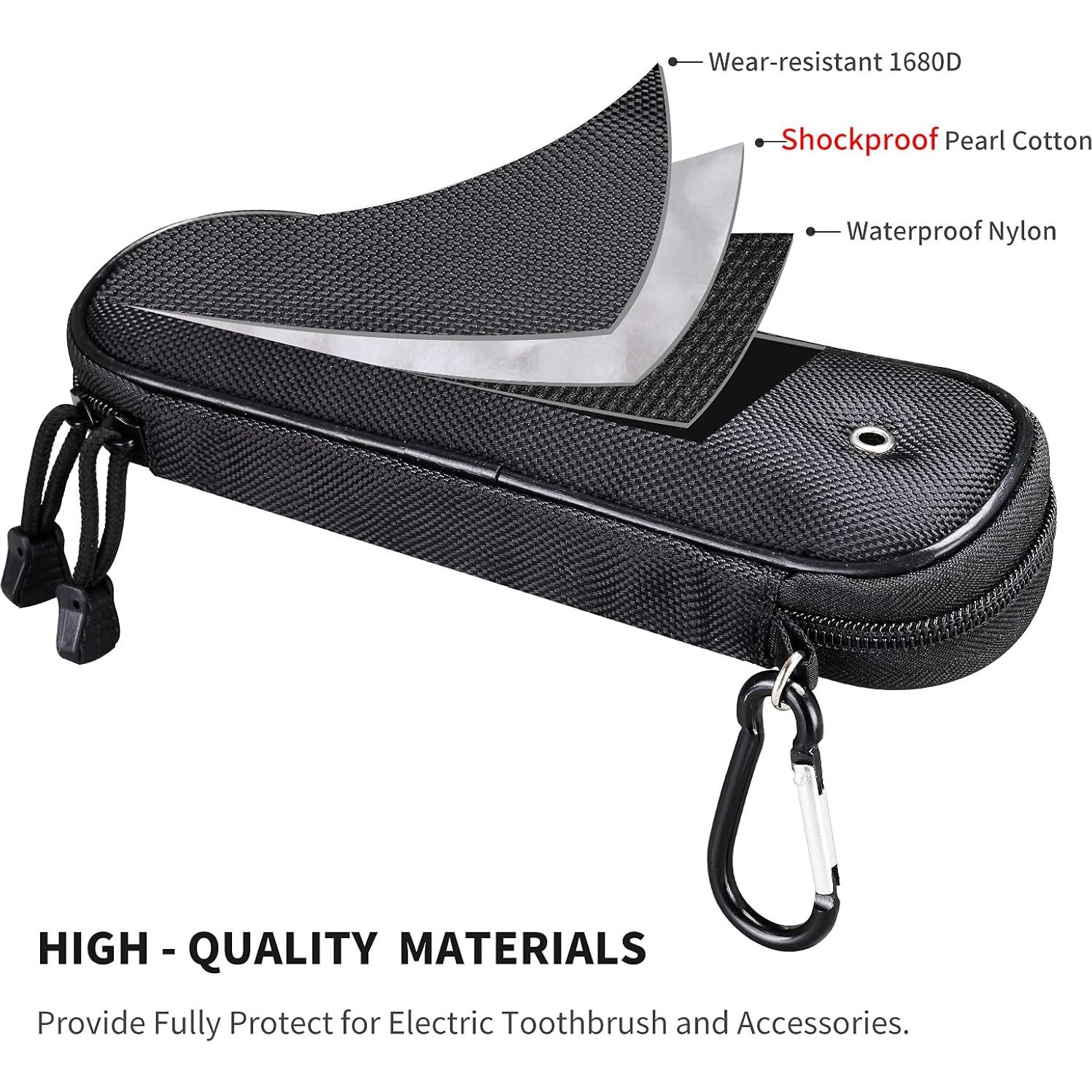 Estuche de viaje para cepillo de dientes Oral-B Negro