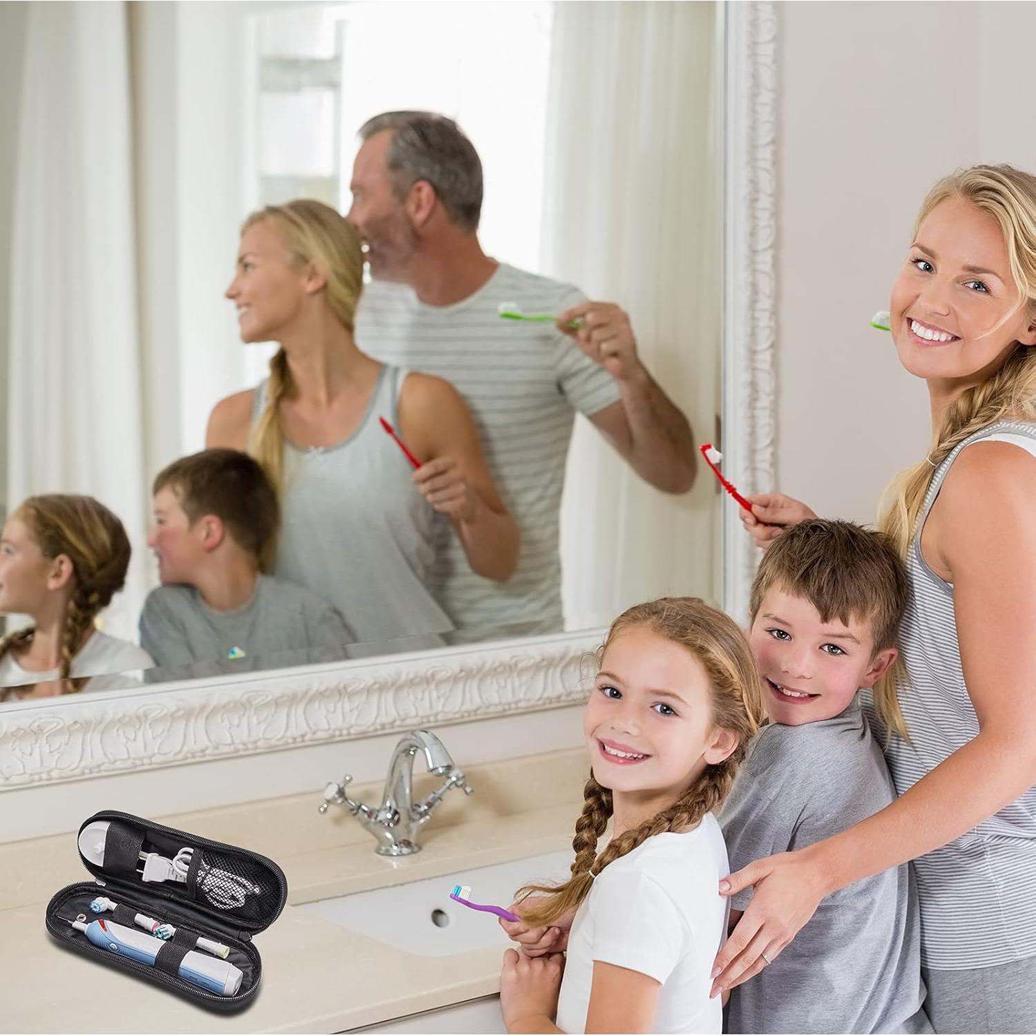 Estuche de viaje para cepillo de dientes Oral-B Negro