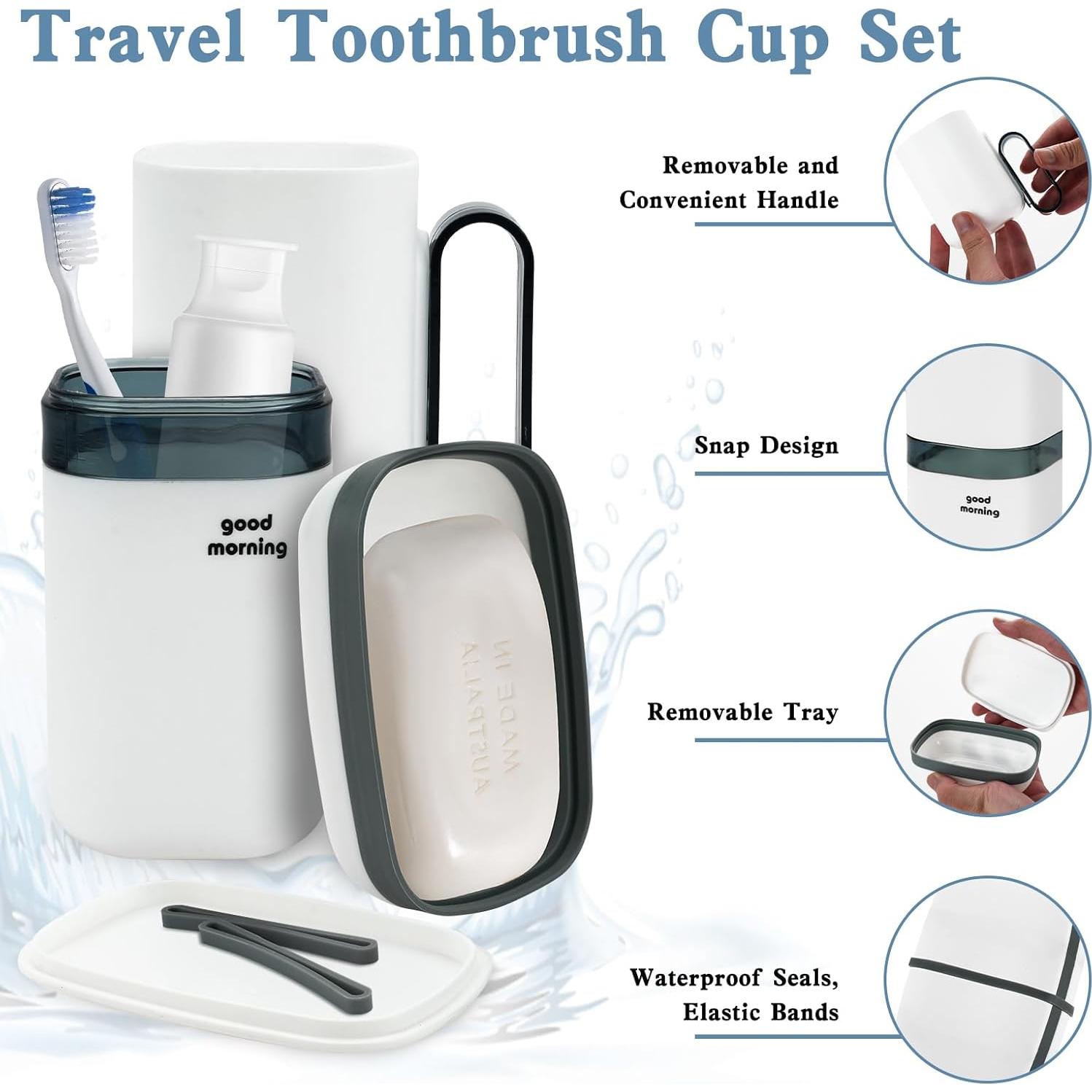 Estuche de Viaje para Cepillo de Dientes y Jabón QLFJ-FurDec