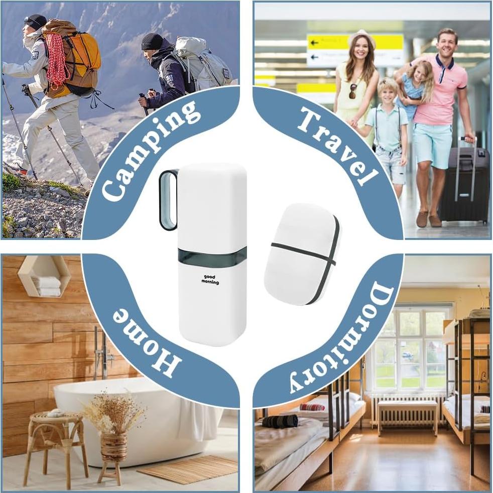 Estuche de Viaje para Cepillo de Dientes y Jabón QLFJ-FurDec