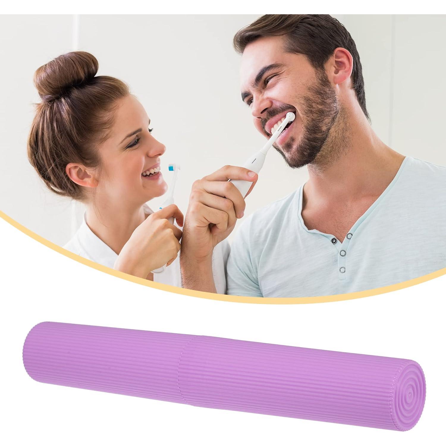 Estuche de Cepillo de Dientes Portátil VOCOSTE Morado 20x3cm