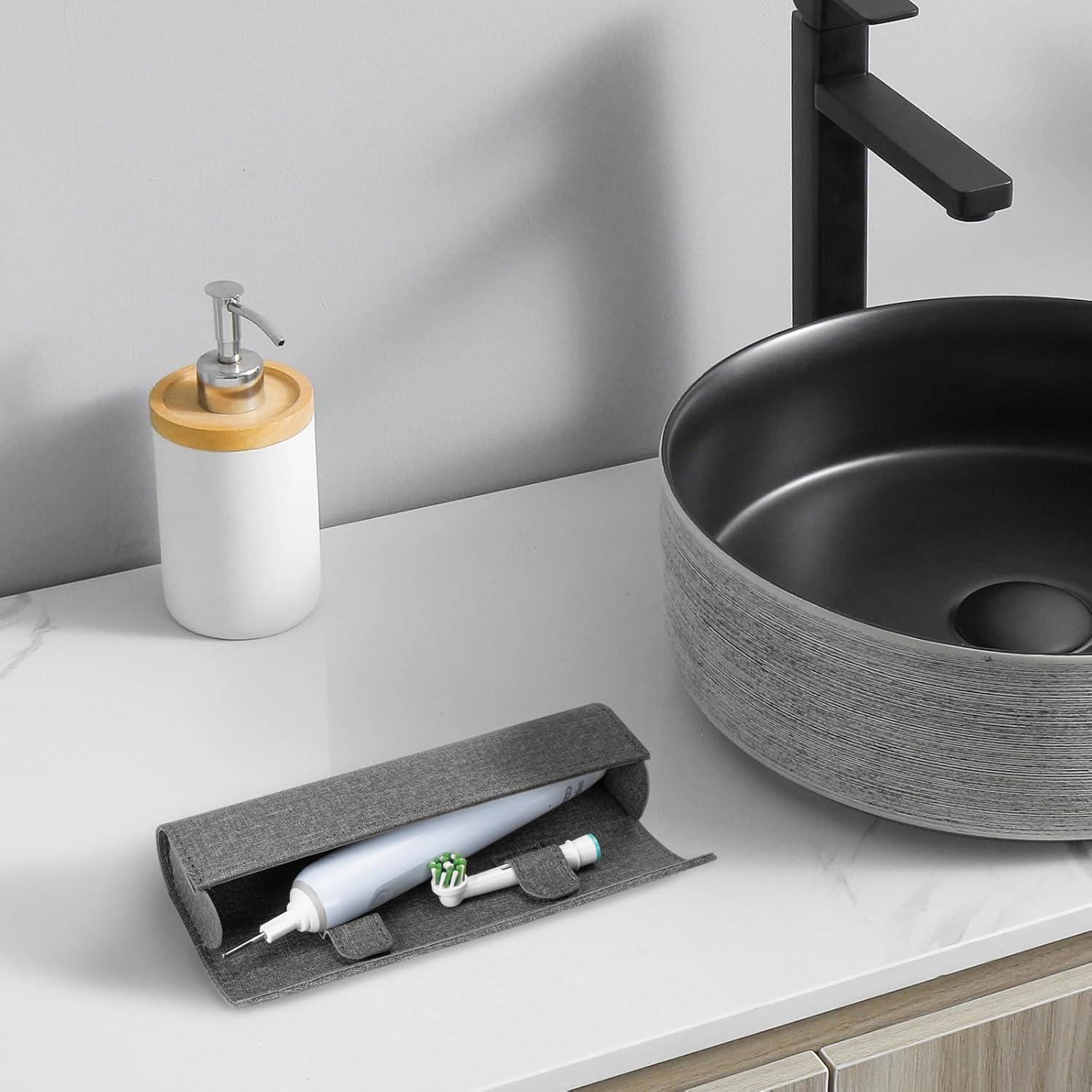 Estuche de Viaje Linkidea para Cepillo Eléctrico - Gris