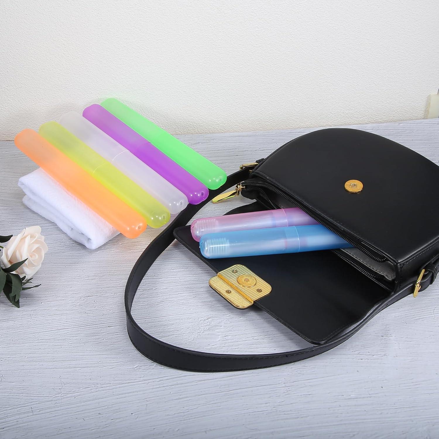 Estuche de Viaje para Cepillos de Dientes VOCOSTE 4 Pcs Plástico