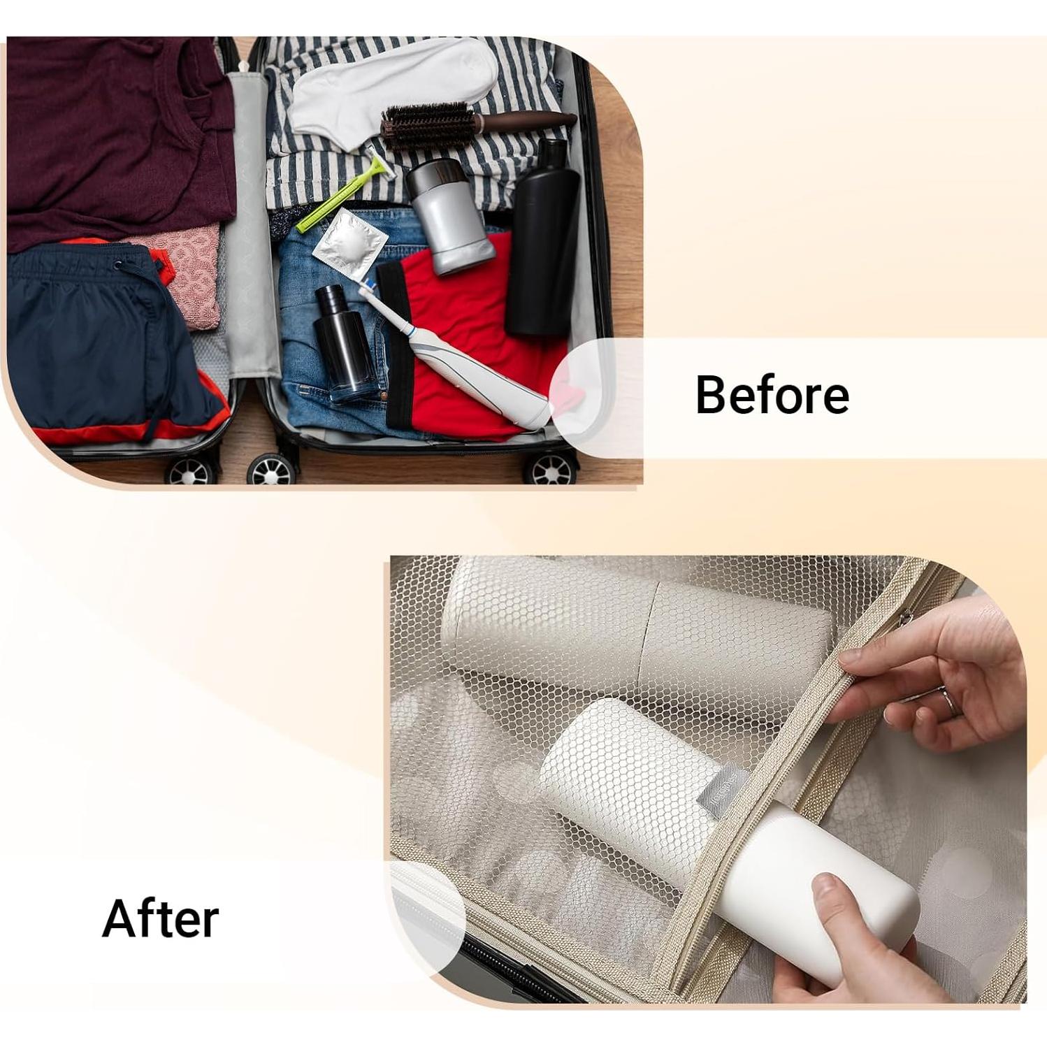 Estuche de viaje Xorim para cepillo y pasta de dientes 2PCS