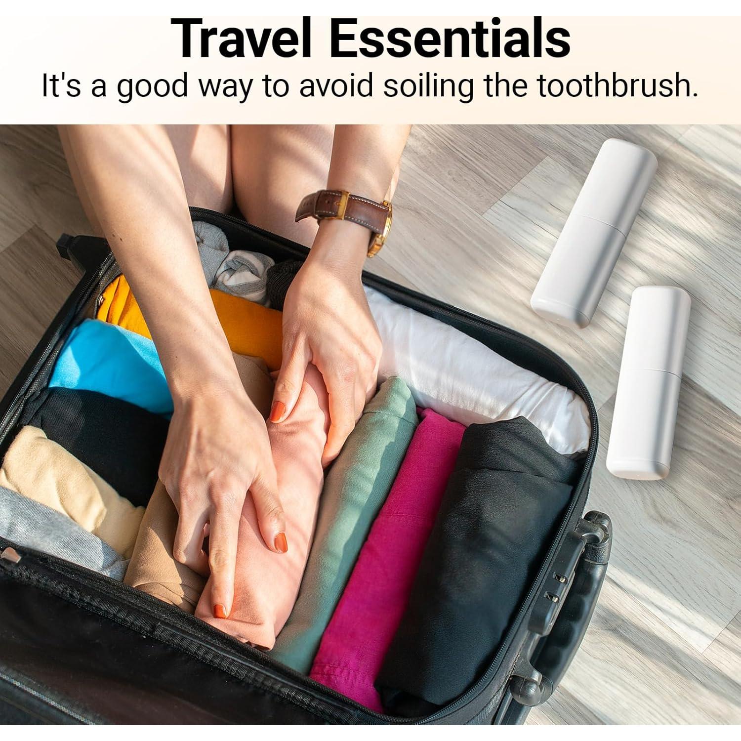 Estuche de viaje Xorim para cepillo y pasta de dientes 2PCS