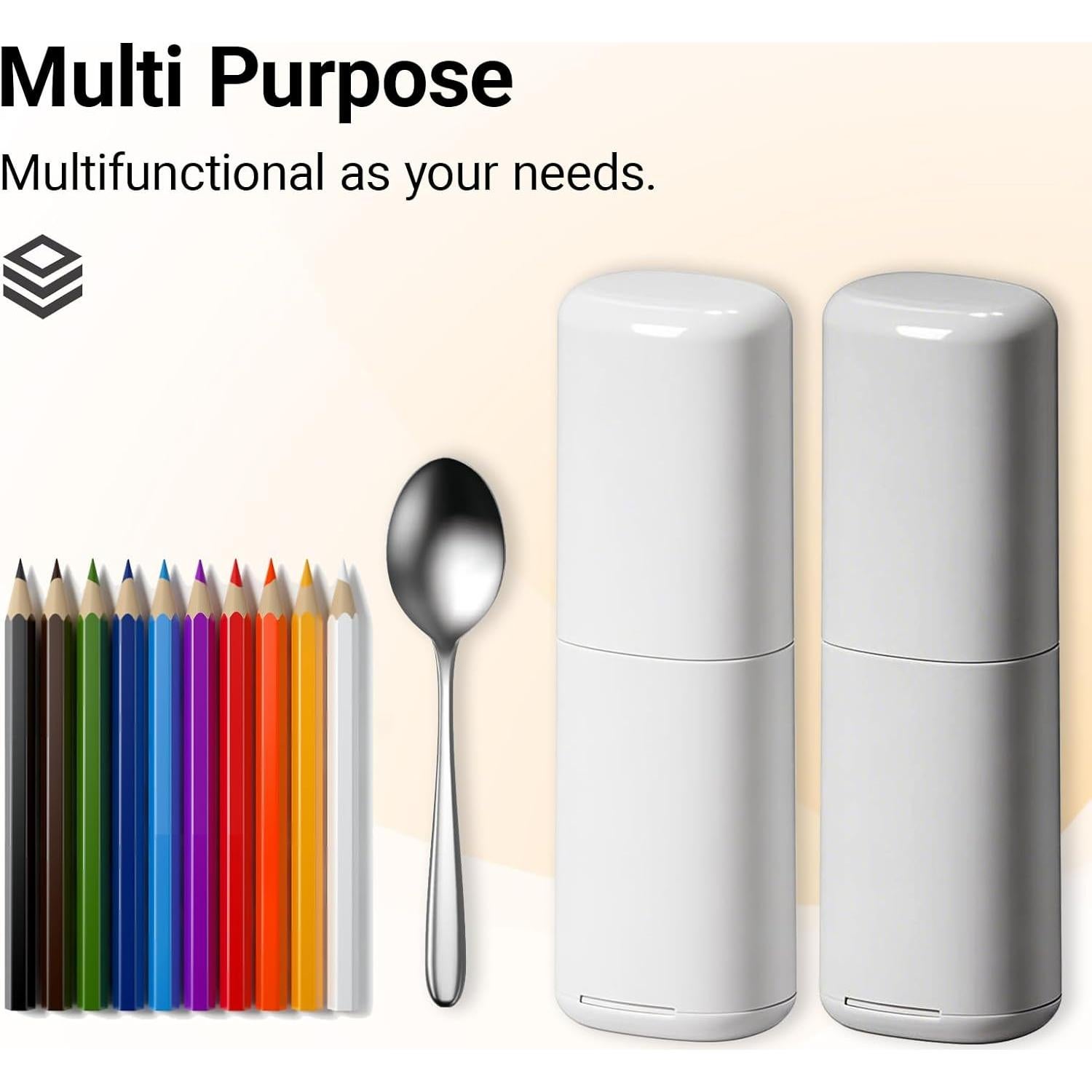 Estuche de viaje Xorim para cepillo y pasta de dientes 2PCS