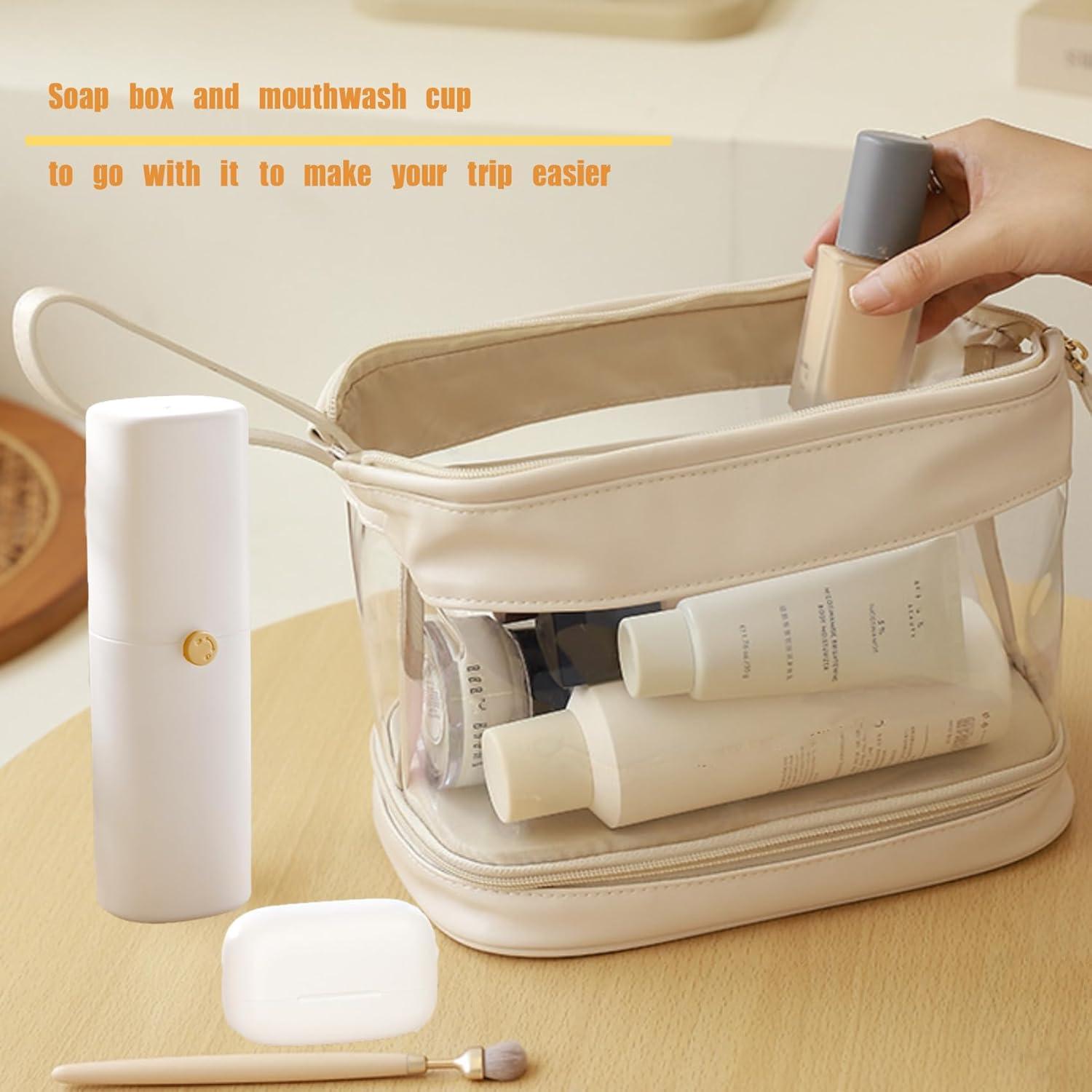 Estuche Portacepillos y Jabón de Viaje GCFTIFF - Gran Capacidad