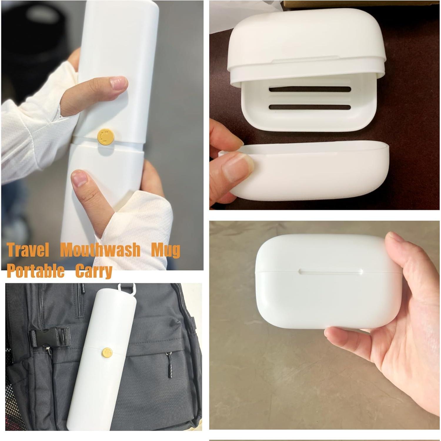 Estuche Portacepillos y Jabón de Viaje GCFTIFF - Gran Capacidad