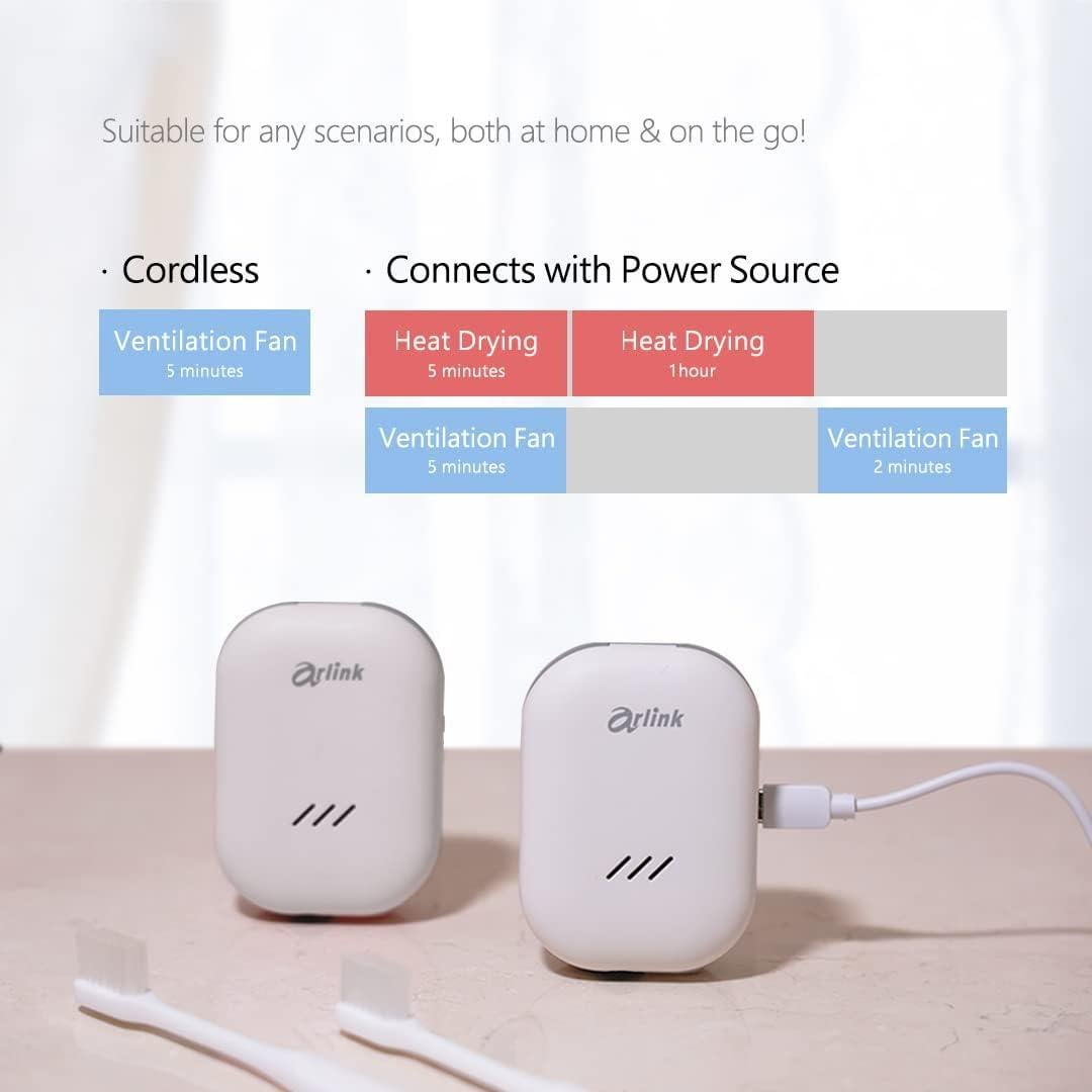 Estuche Secador de Cepillo de Dientes TS22 - Portátil e Impermeable