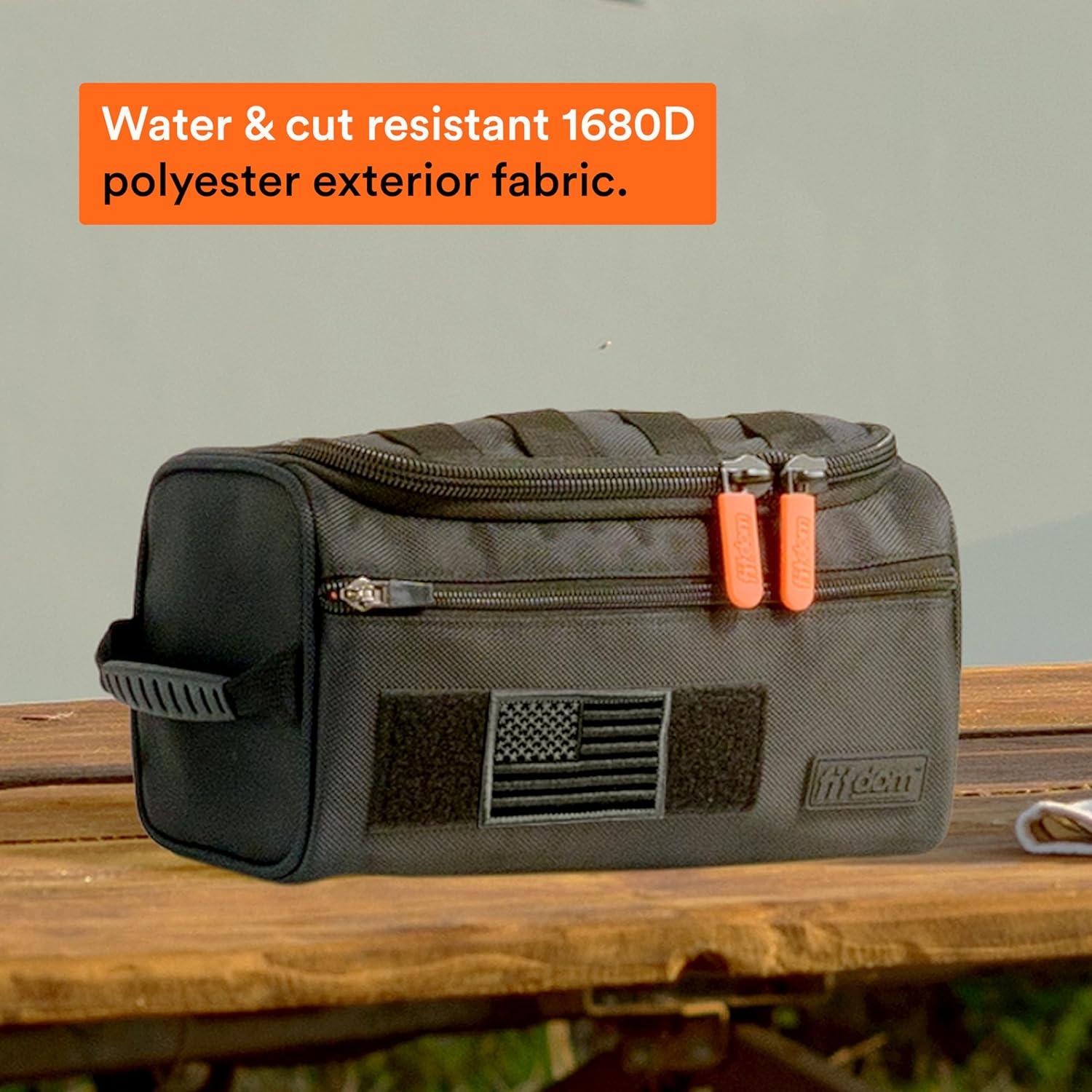 Bolsa de Aseo Colgante Fitdom DK-3 Negra para Viajes