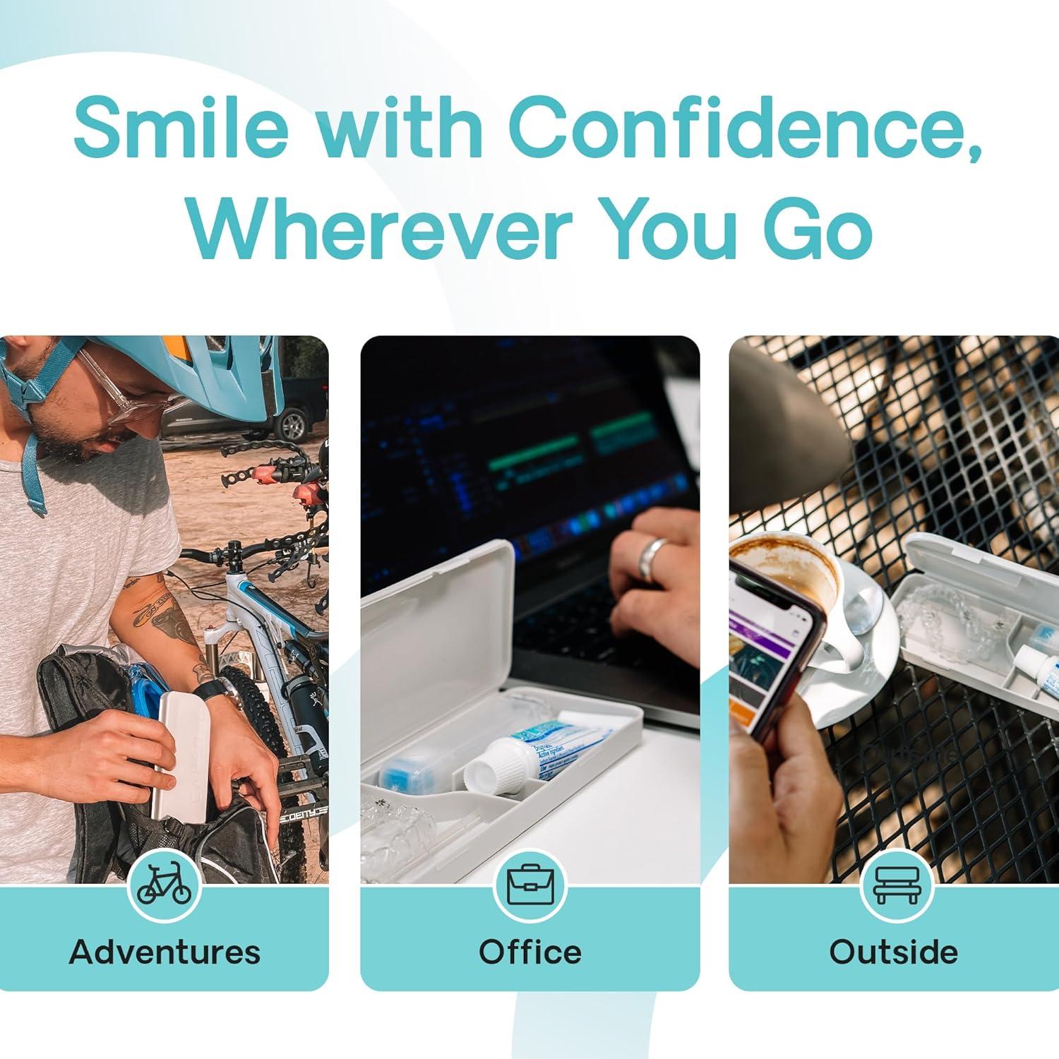 Estuche de Viaje para Retenedor Dental Capsule Rosa Silicona