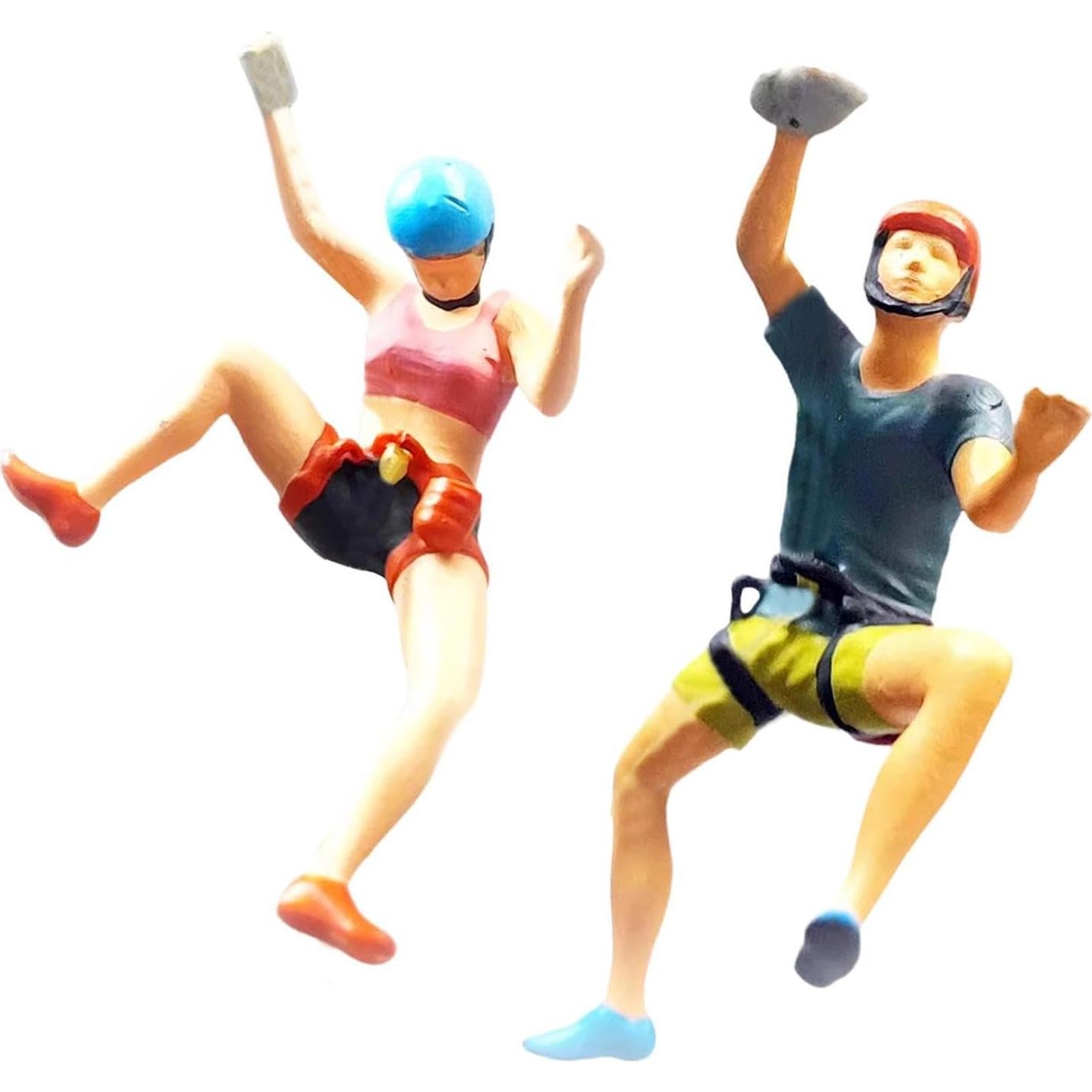 Figuras de Escalada en Roca 1:87 Milageto - 2 Piezas Decorativas