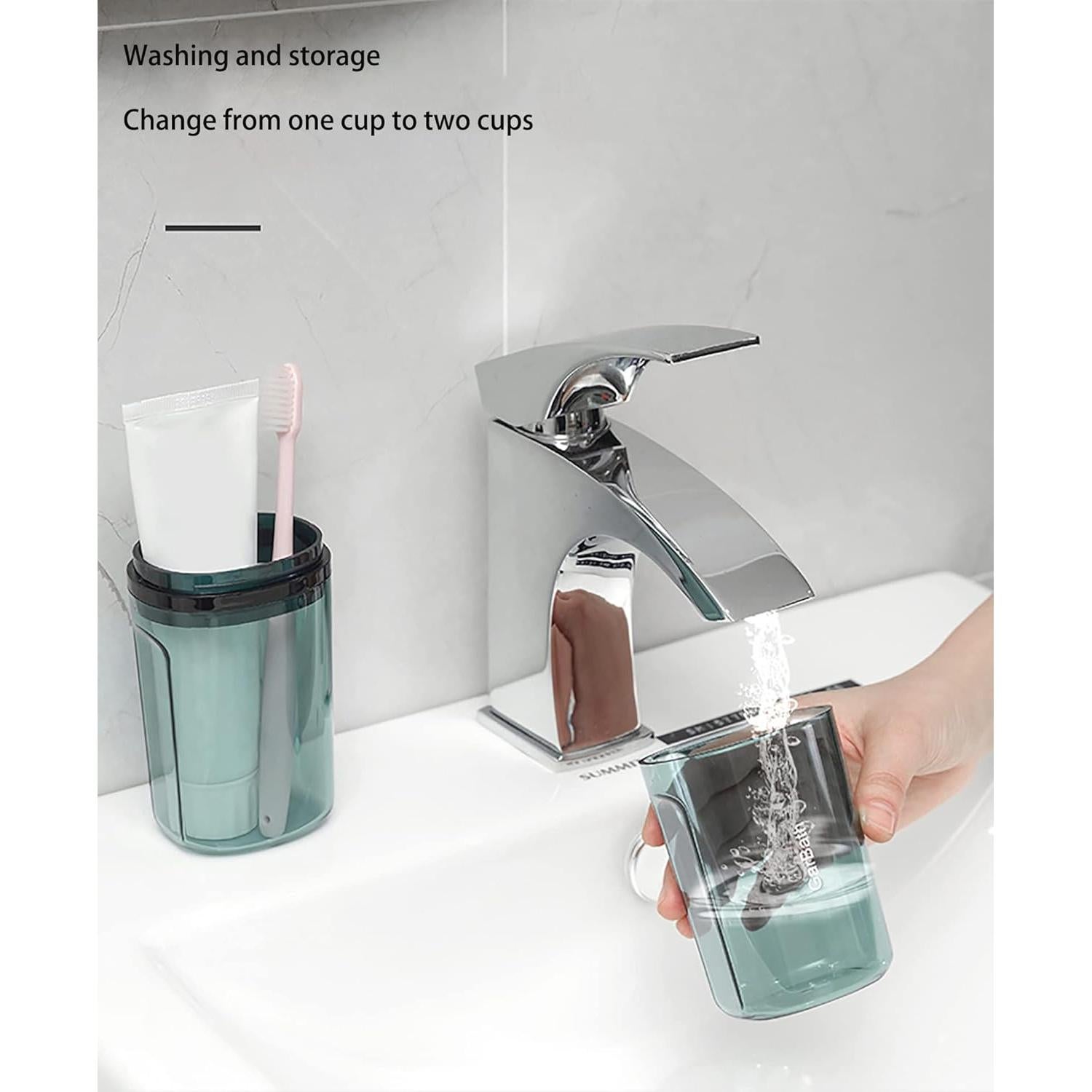 Estuche Portátil para Cepillo de Dientes Gouccpu THBRSCA Azul