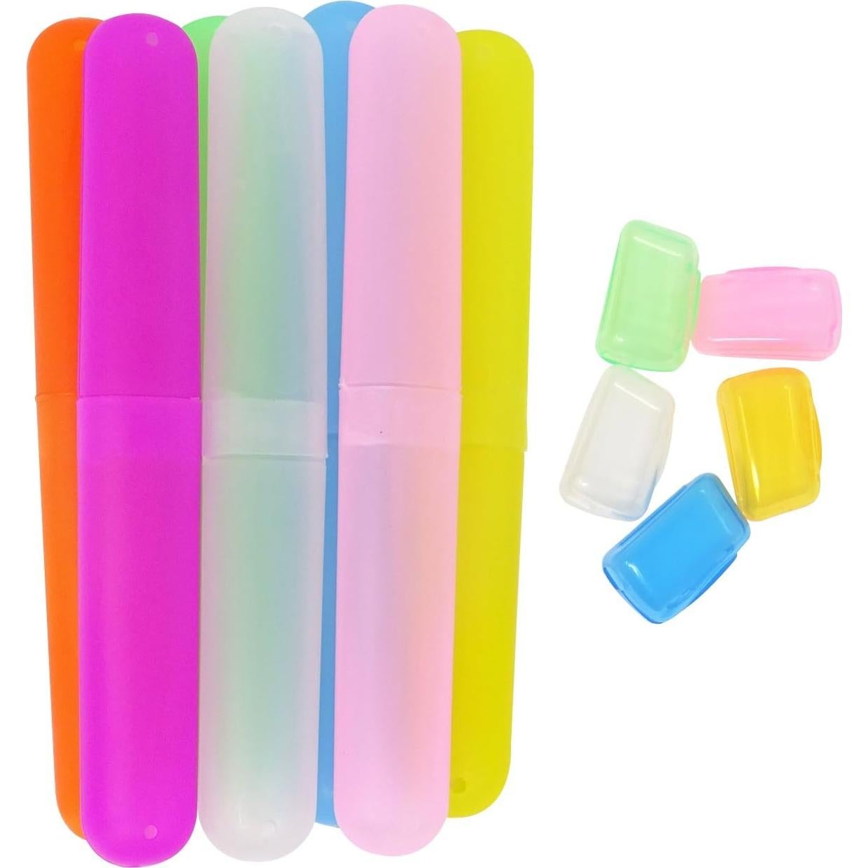 Funda de Cepillo de Dientes Honbay 7 Piezas Plástico Multicolor
