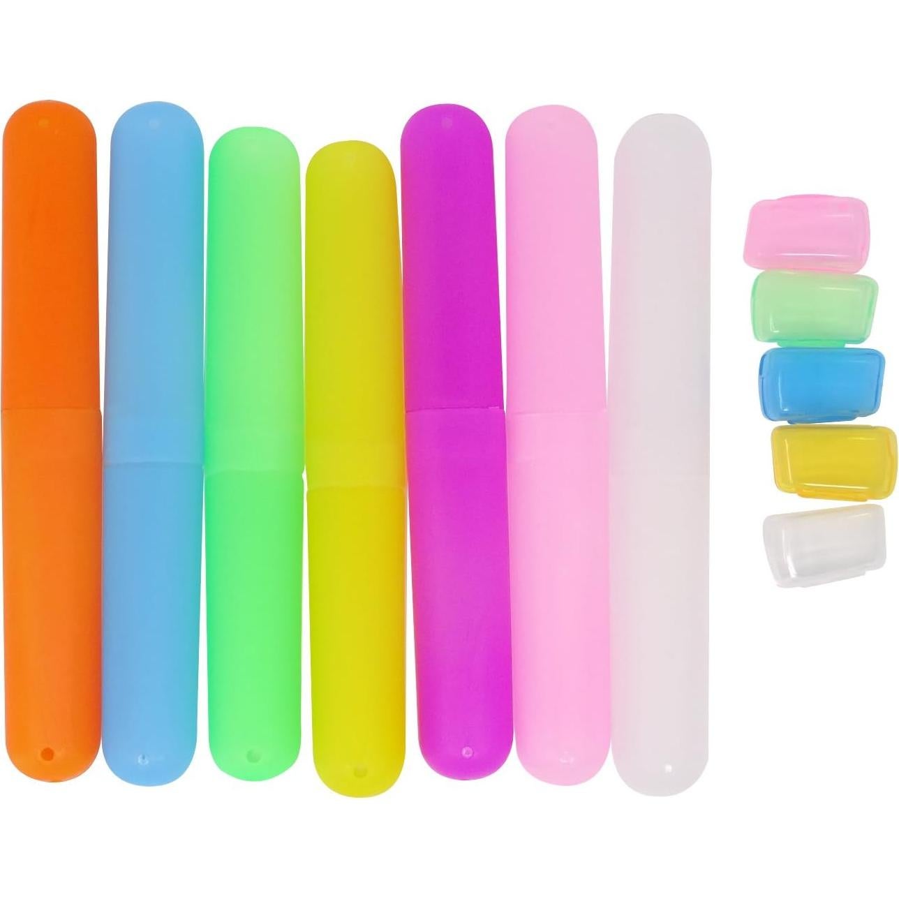Funda de Cepillo de Dientes Honbay 7 Piezas Plástico Multicolor