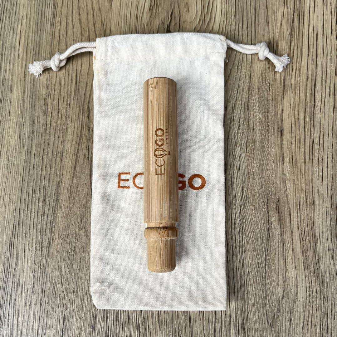Cepillo de Dientes Plegable EcoGoTravel de Bambú 18.3 cm