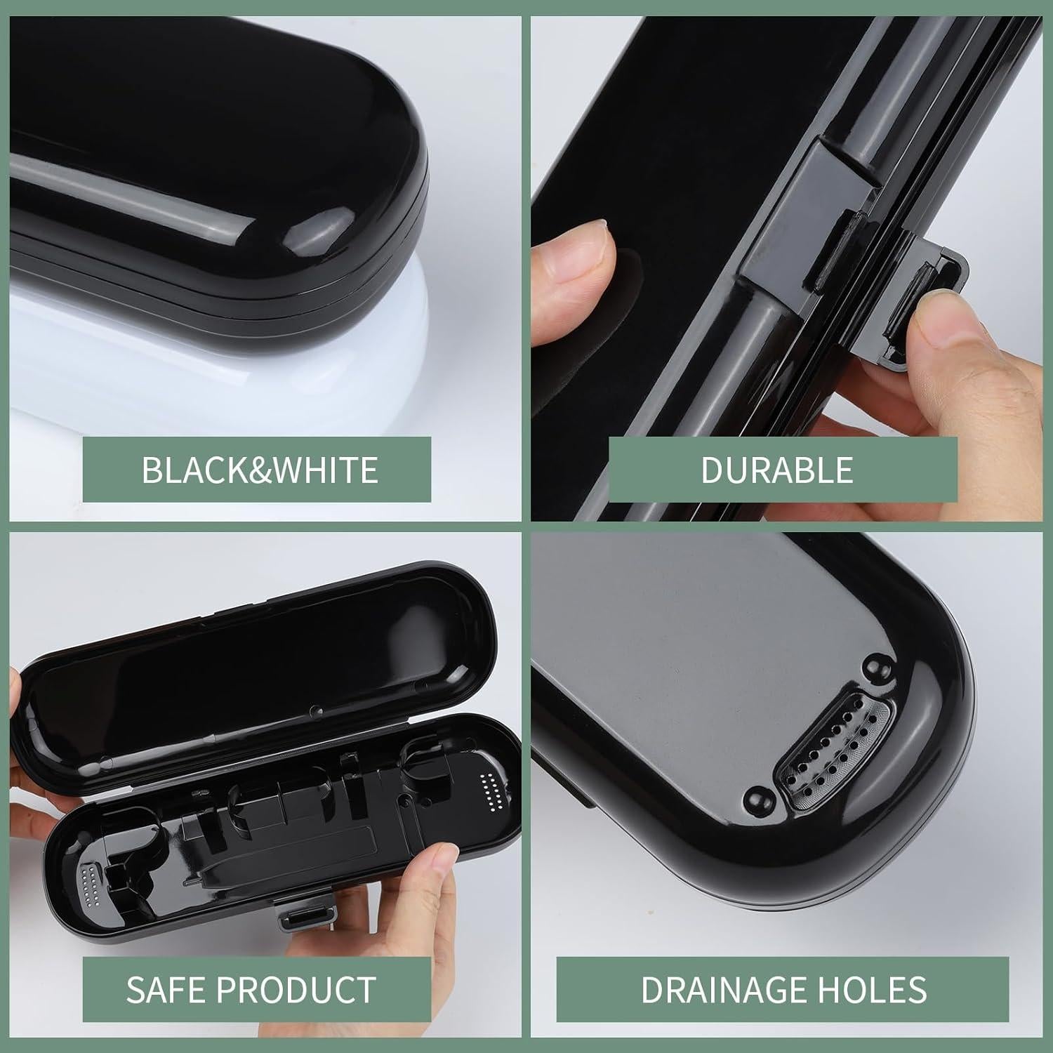 Estuche de Viaje HNYYZL para Cepillos de Dientes - 2 Paquetes