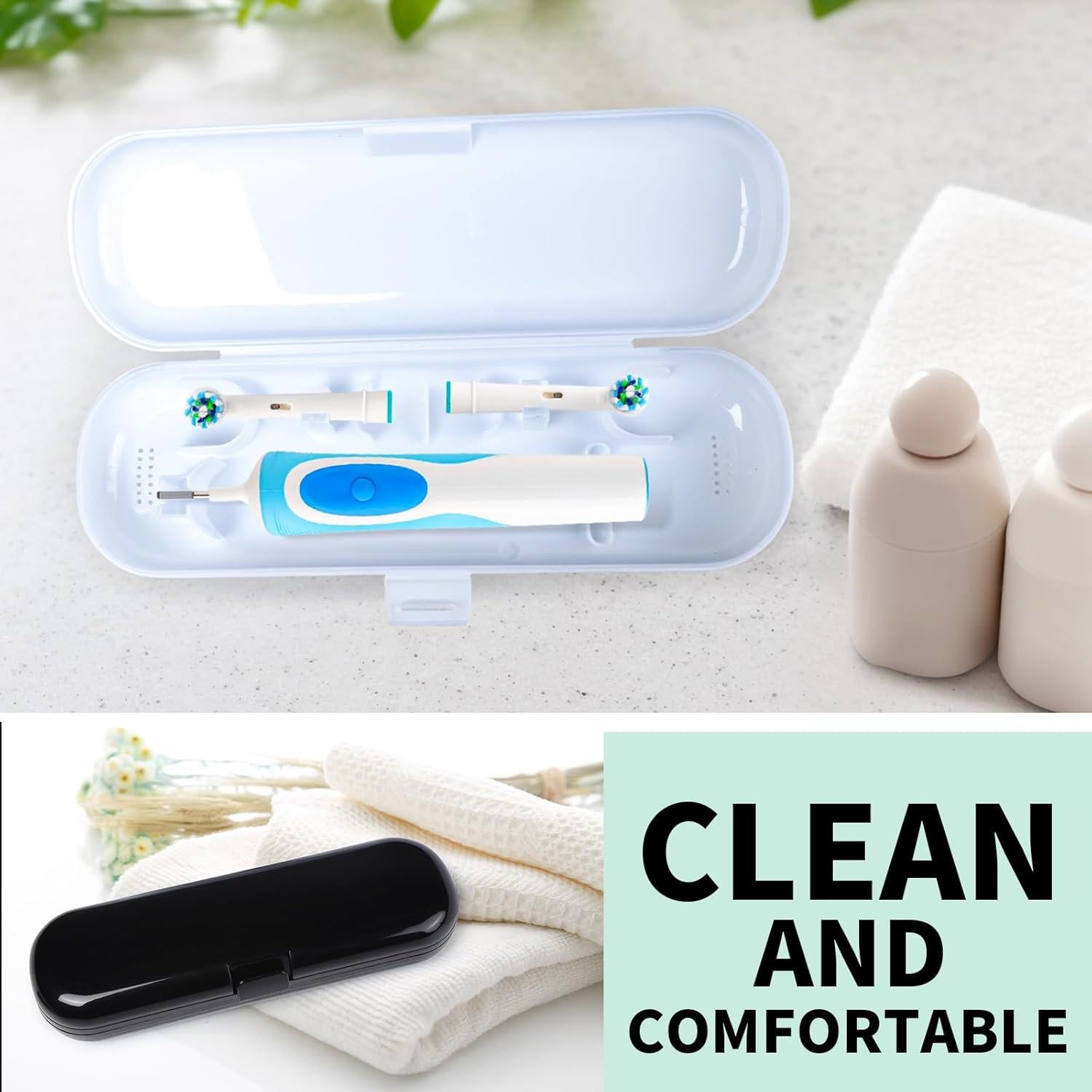 Estuche de Viaje HNYYZL para Cepillos de Dientes - 2 Paquetes