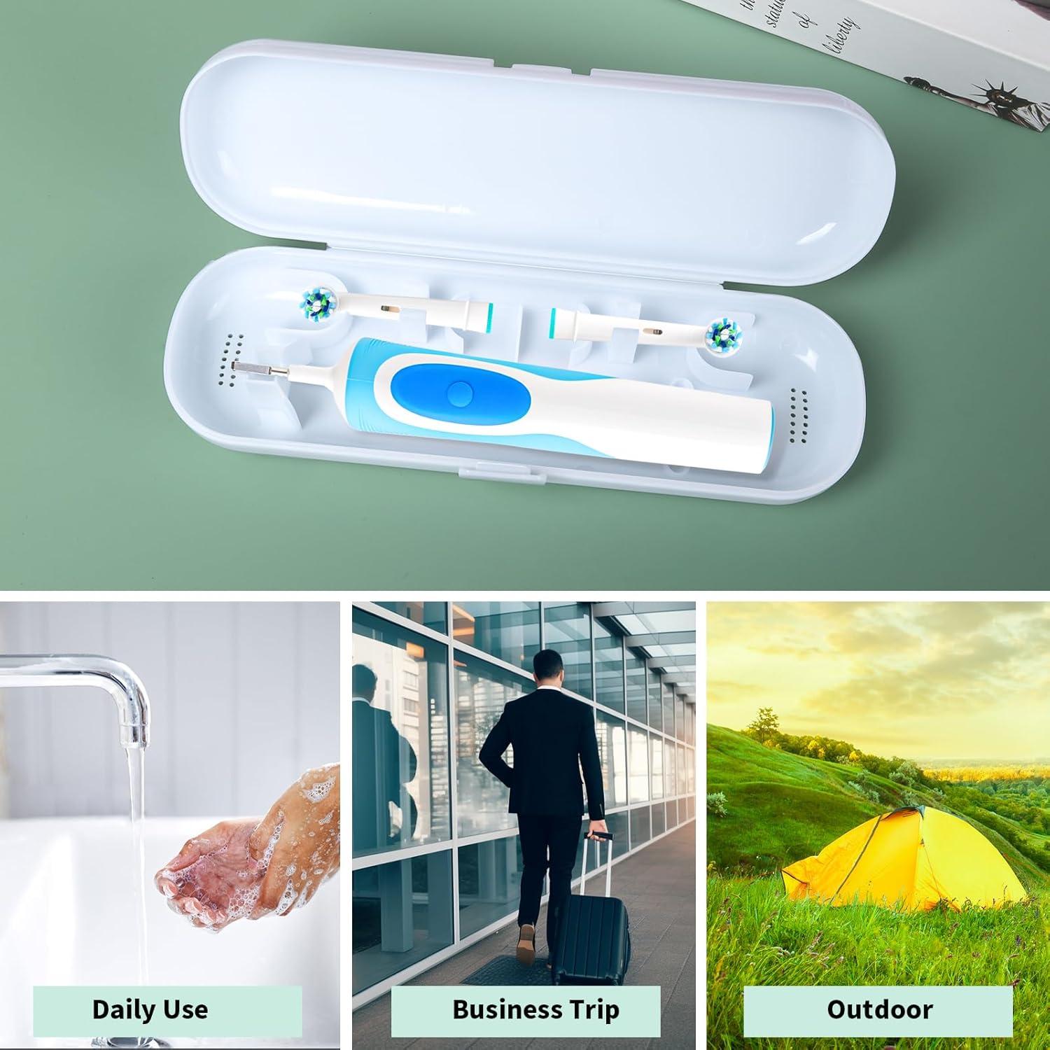 Estuche de Viaje HNYYZL para Cepillos de Dientes - 2 Paquetes