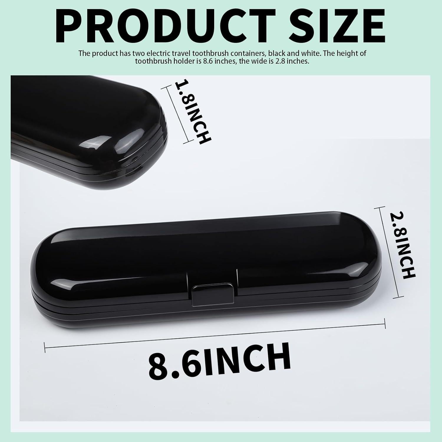 Estuche de Viaje HNYYZL para Cepillos de Dientes - 2 Paquetes