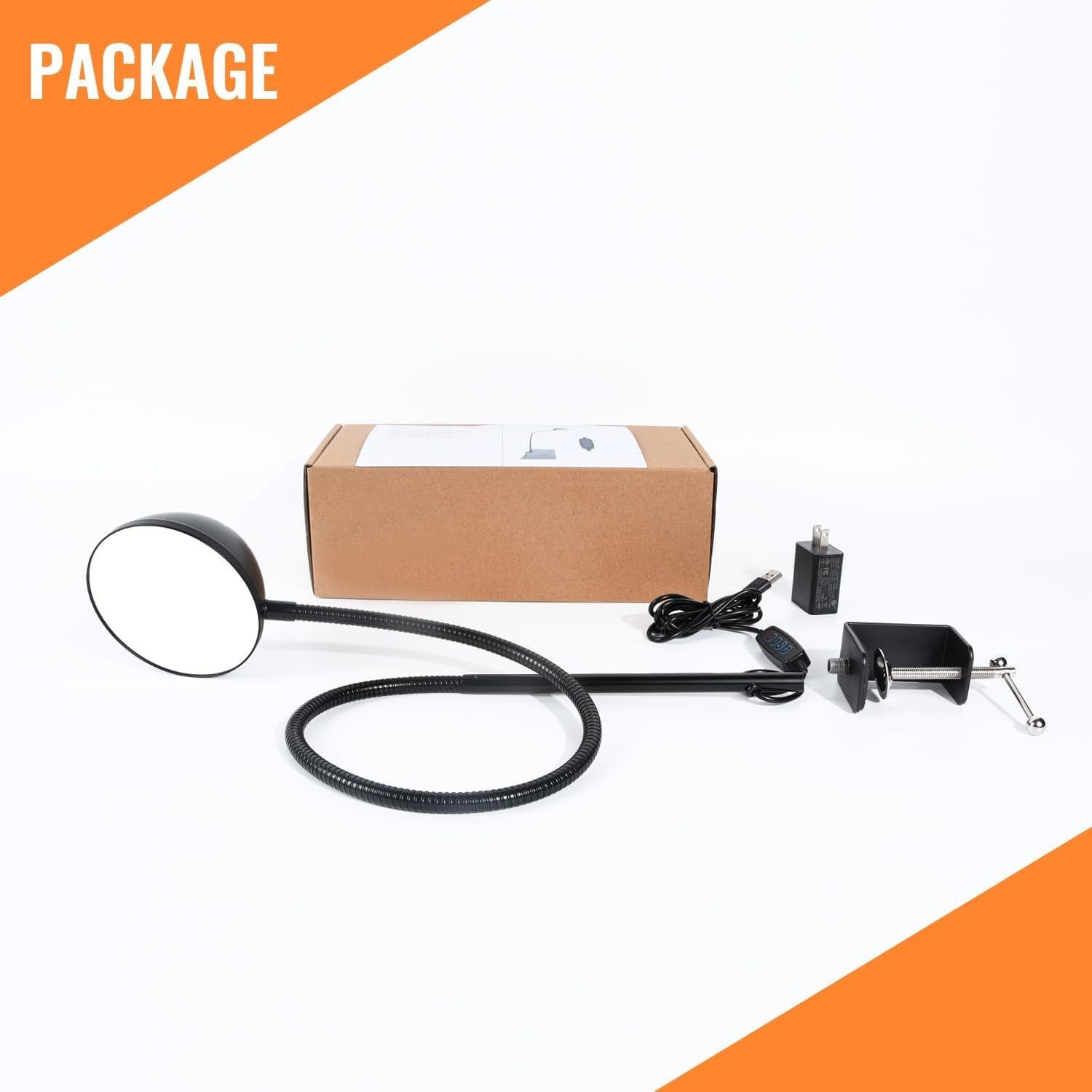 Lámpara de Abrazadera CeSunlight 10W 1100 Lúmenes 3 Modos