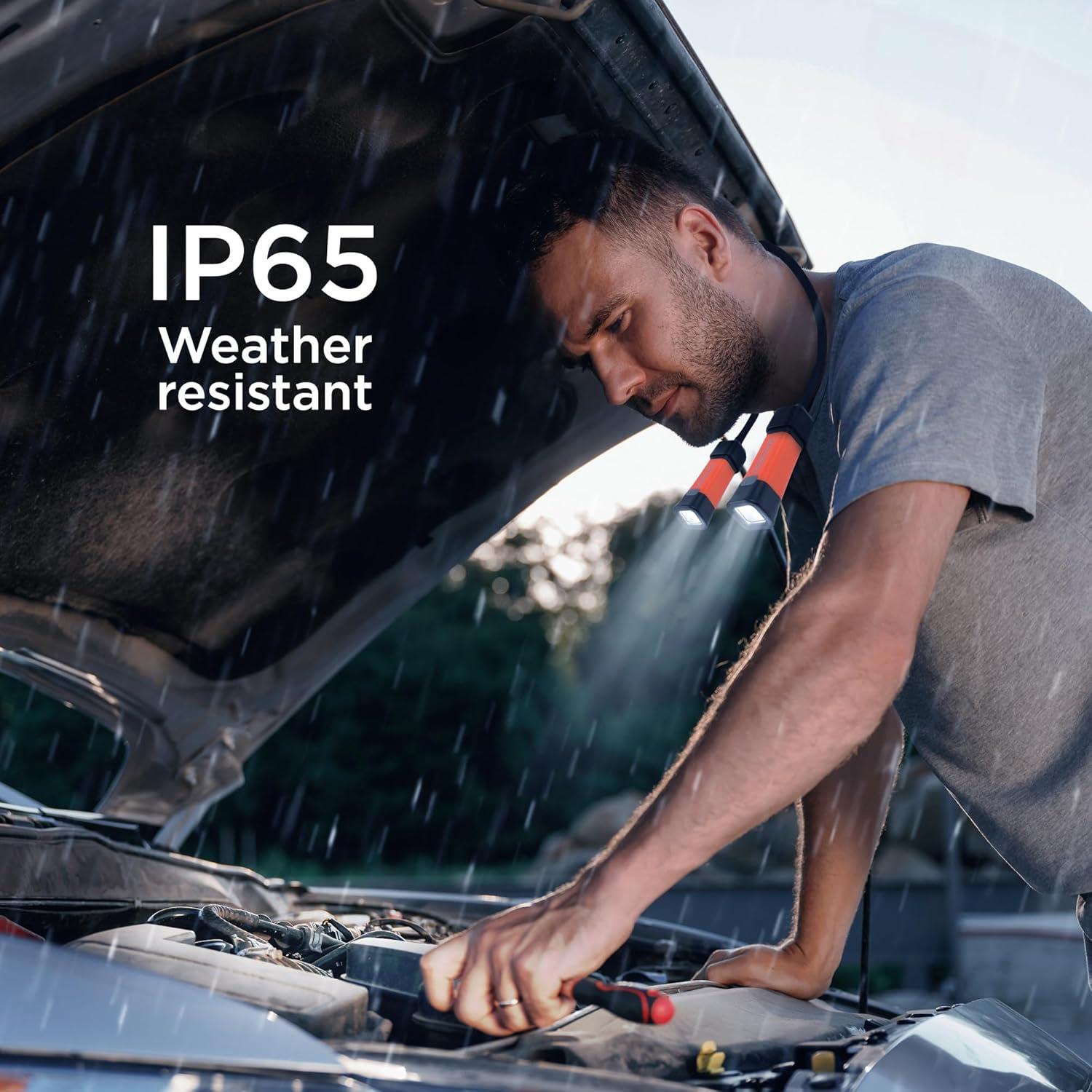 Luz de Lectura LED BLACK+DECKER 200 Lúmenes Cuello Flexible