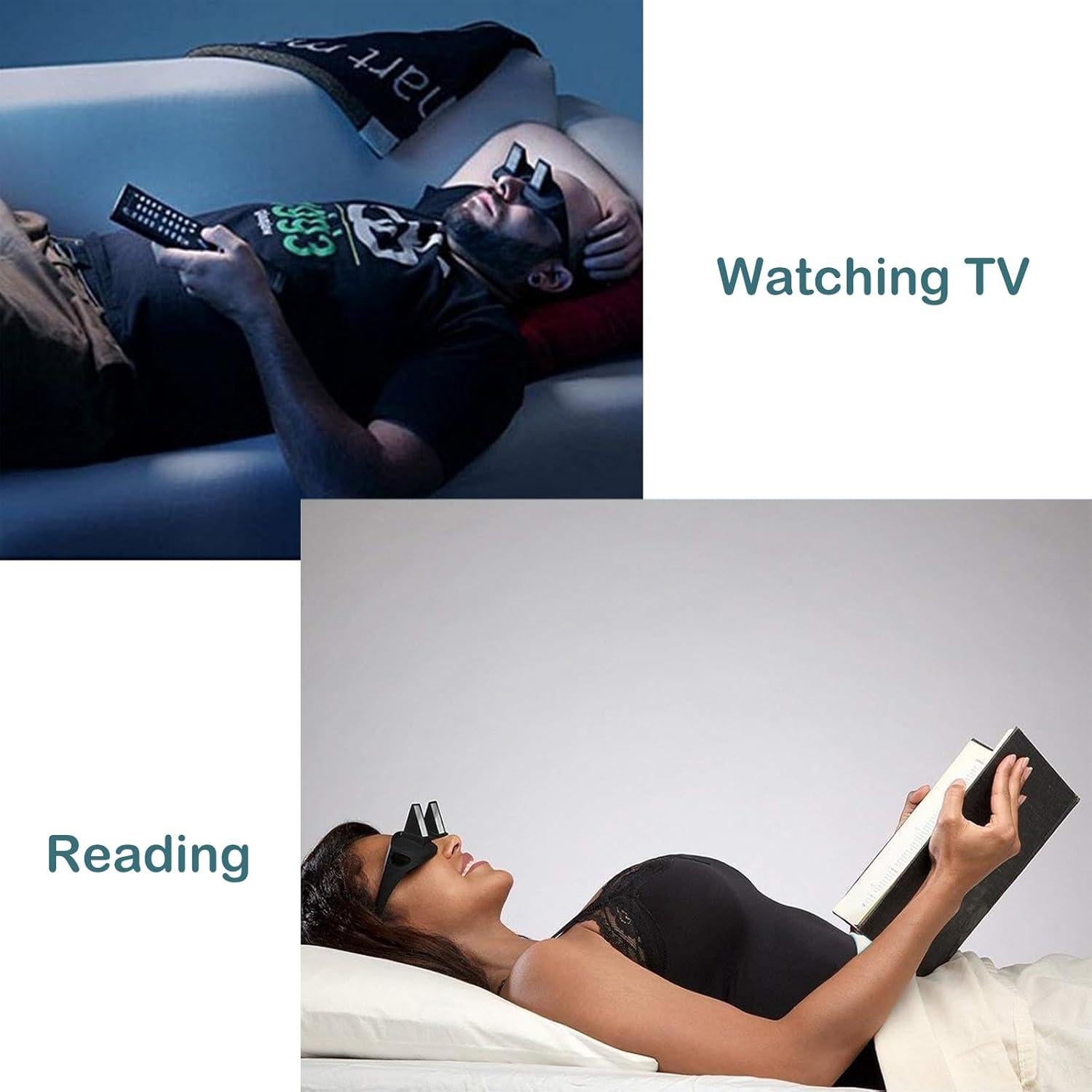 Gafas Prismáticas Pereza Achsan - Visión HD para Leer Acostado