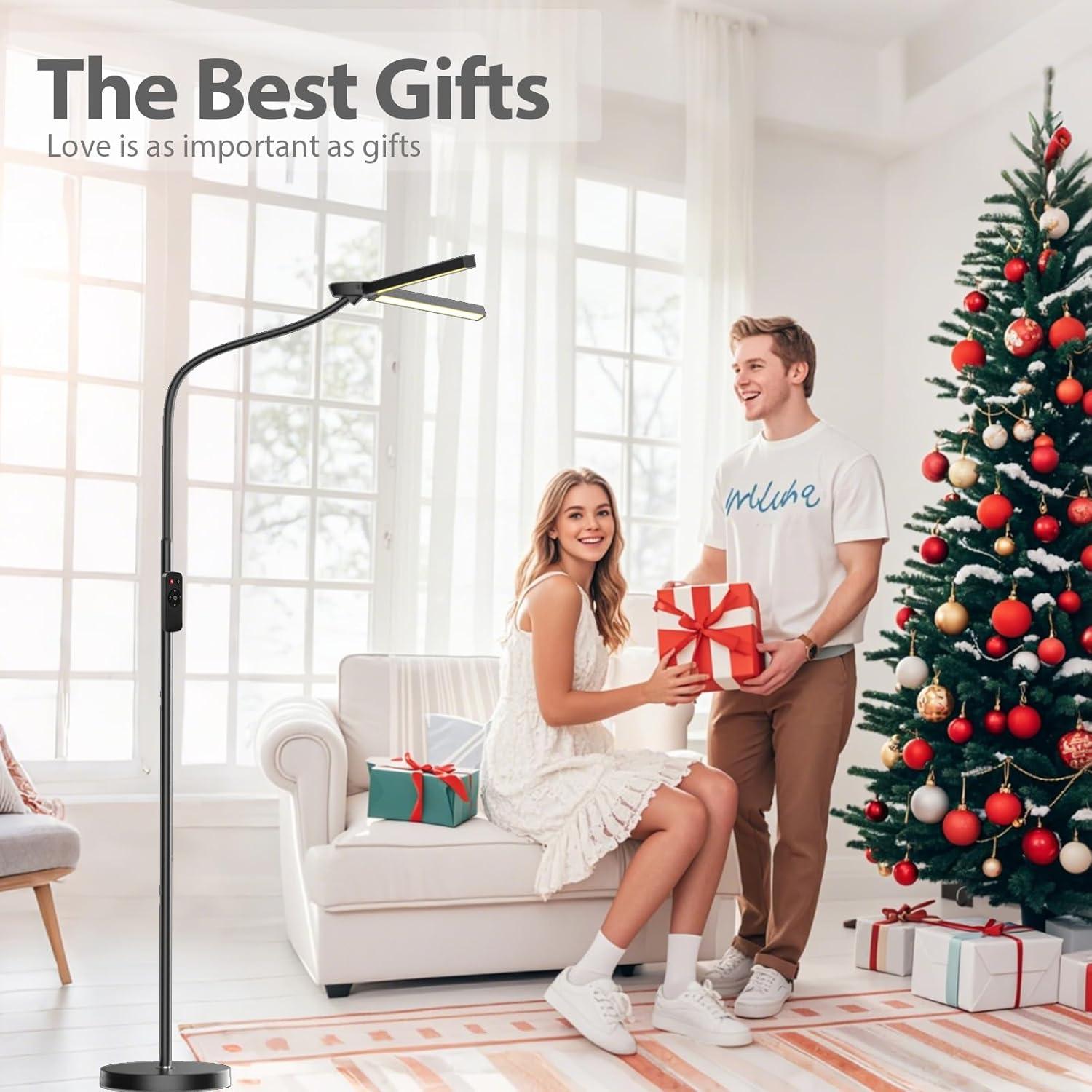 Lámpara de Pie LED StarMoitic 24W 2400LM Doble Cabeza