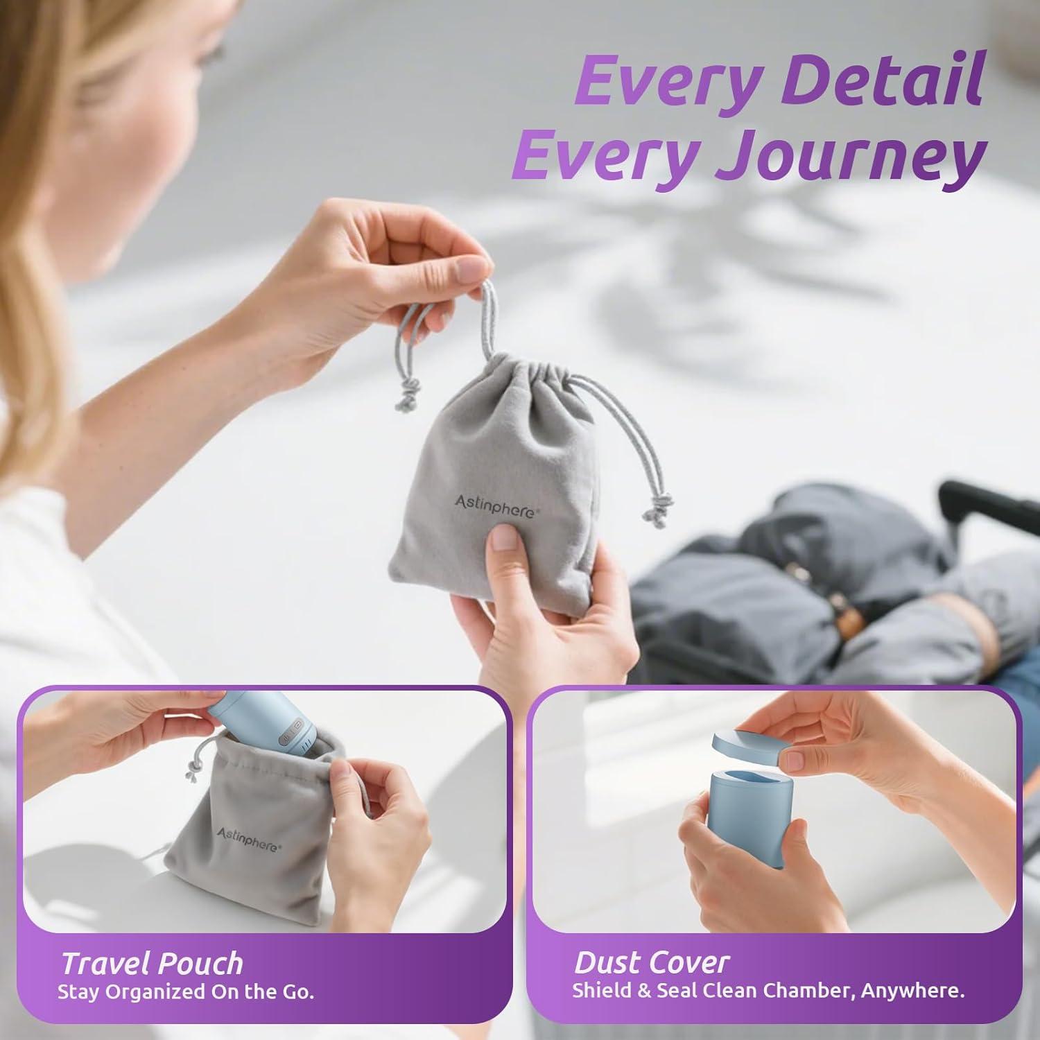 Soporte de Cepillo de Dientes UV Astinphere STB Azul 4x6cm