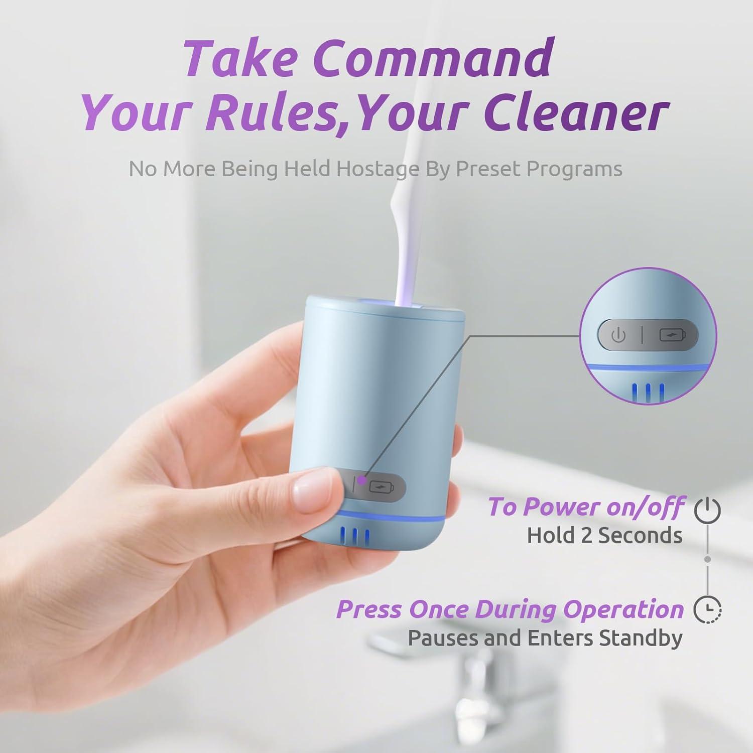 Soporte de Cepillo de Dientes UV Astinphere STB Azul 4x6cm