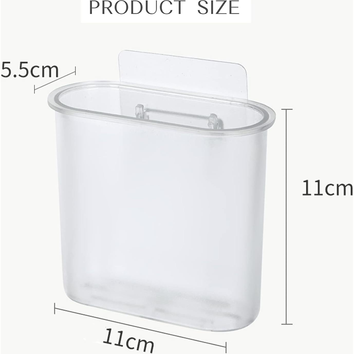 Soporte para Cepillos de Dientes Kulusion Montaje en Pared Transparente