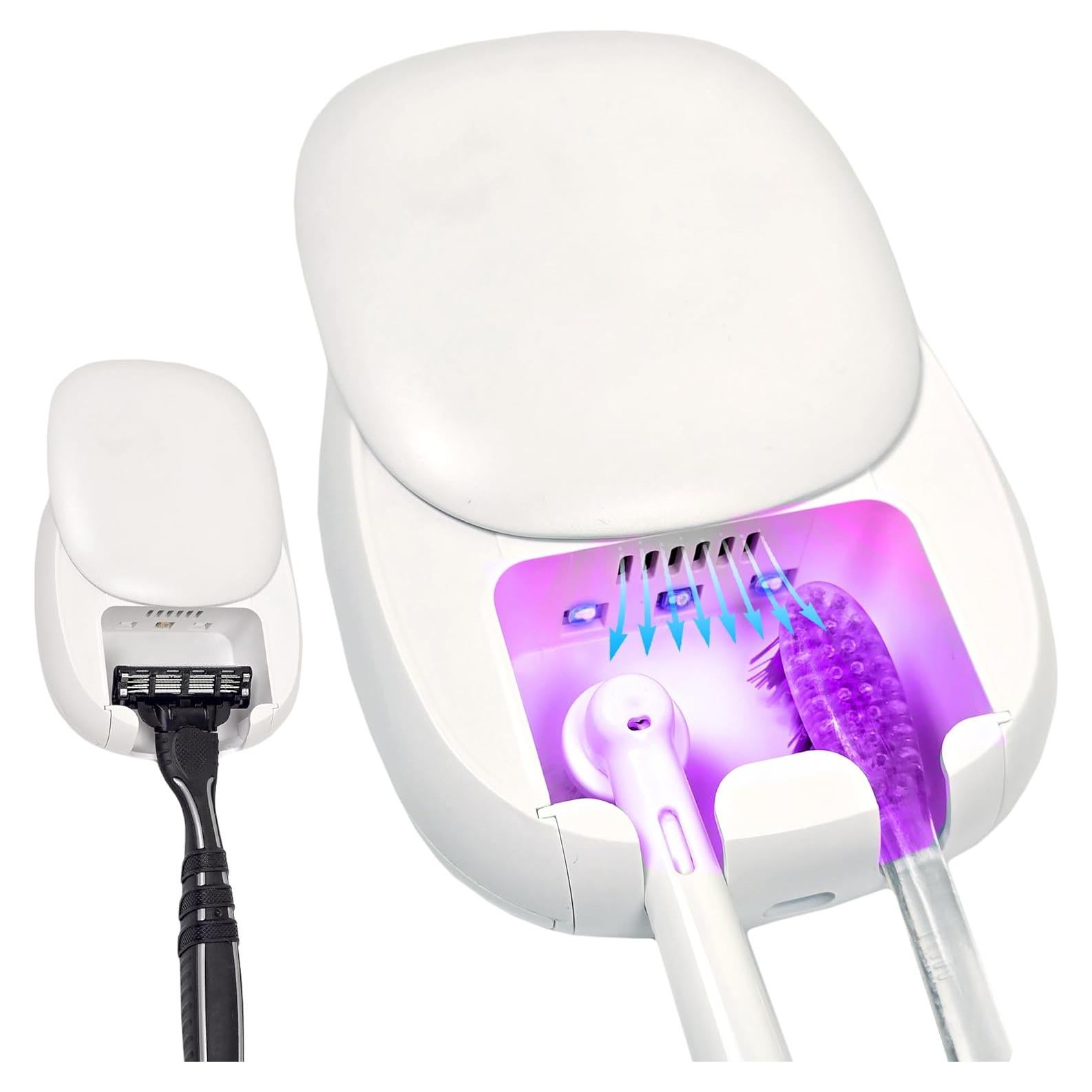 Soporte de limpieza UV-C Palenic para cepillo y rasuradora