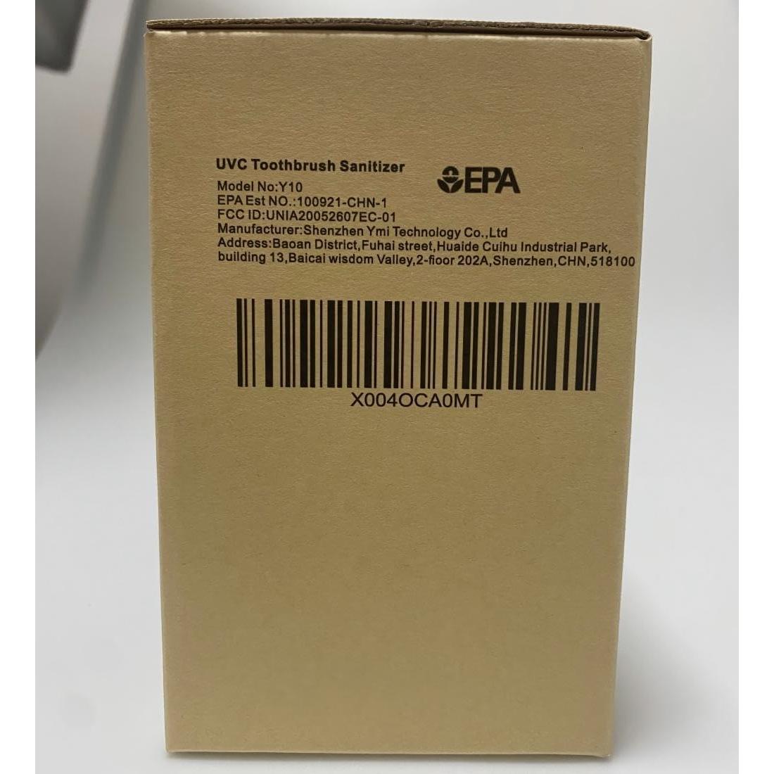 Soporte de cepillos de dientes Glowivize montado en pared con UV