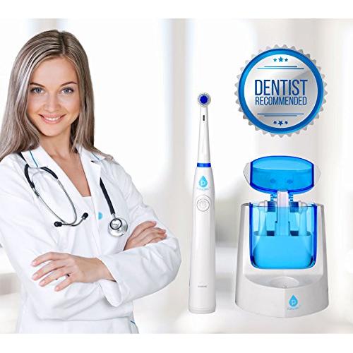 Cepillo de dientes eléctrico Pursonic RET200 con desinfección UV y 12 cabezales